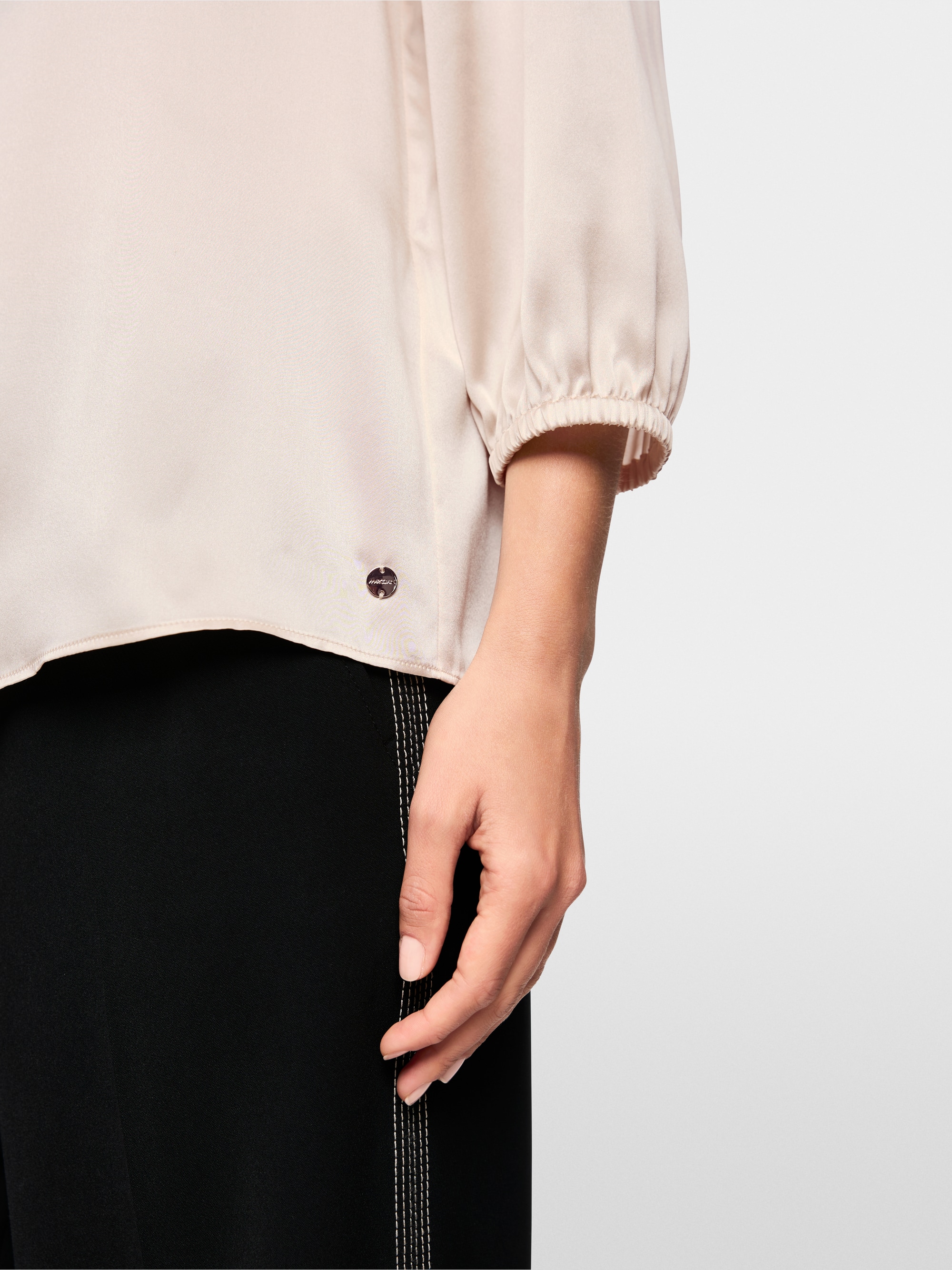 Polo en coton côtelé uni