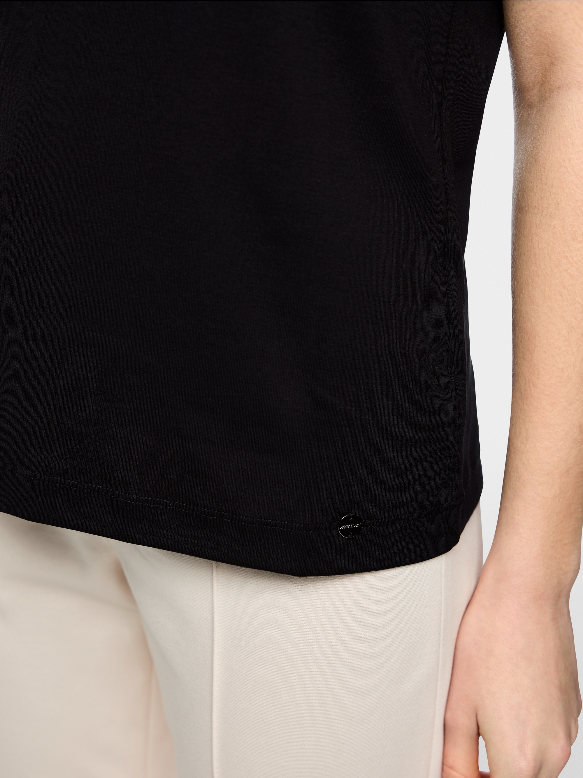 Polo Shirt in Cotton Stretch