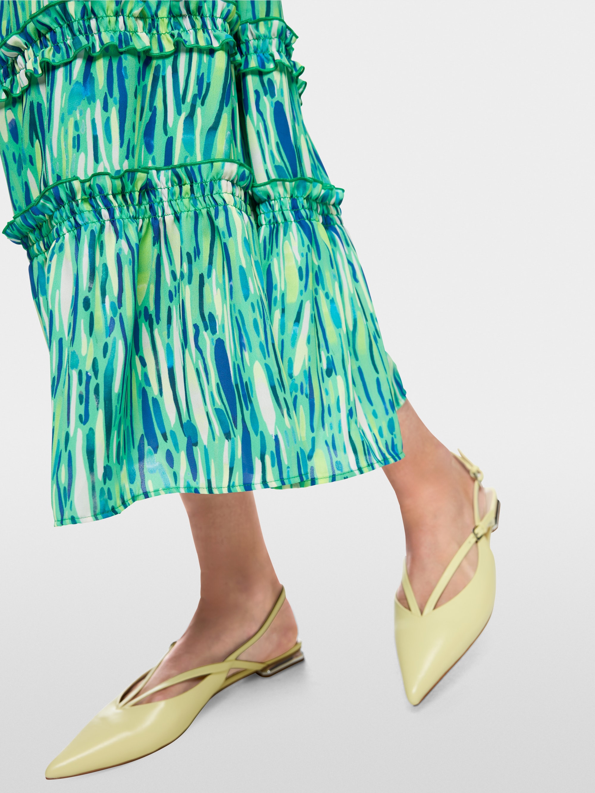 ‘Rethink Together’ confetti print dress