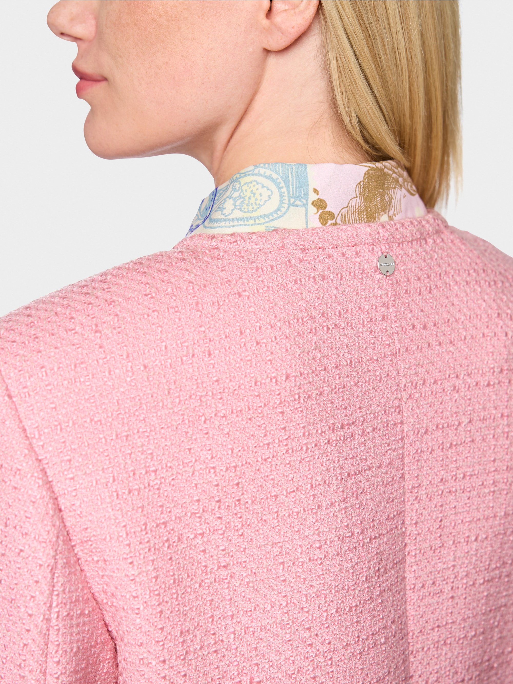 Veste couture en coton mélangé