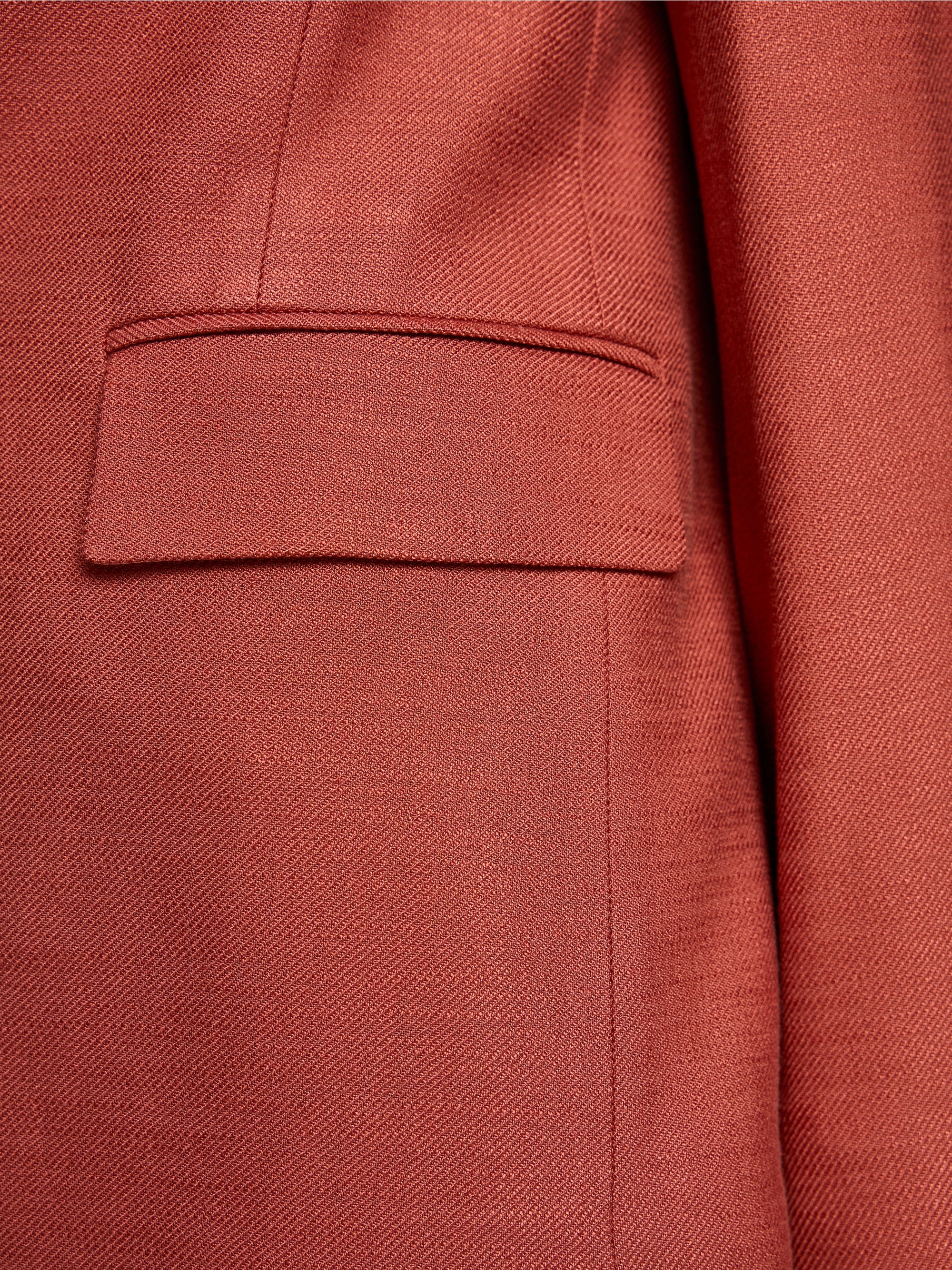 Viscose blazer with loose fit