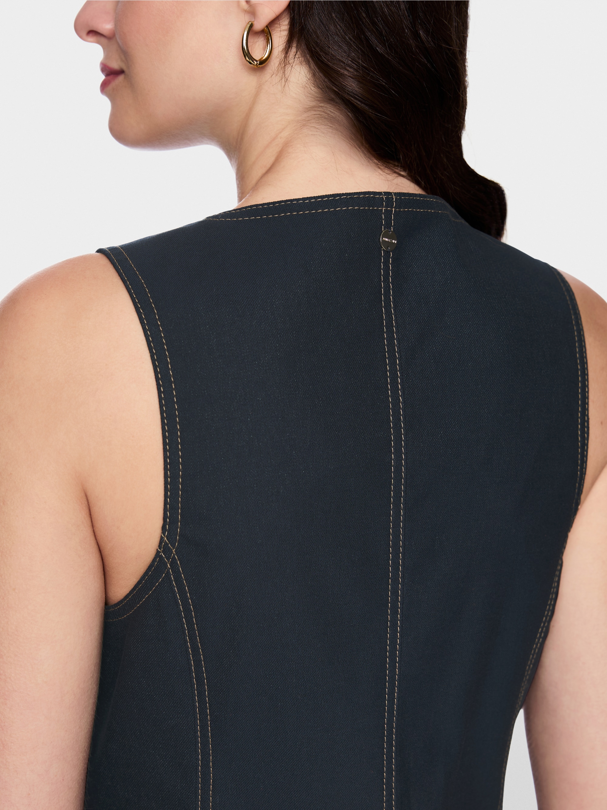 Weste in Denim-Optik