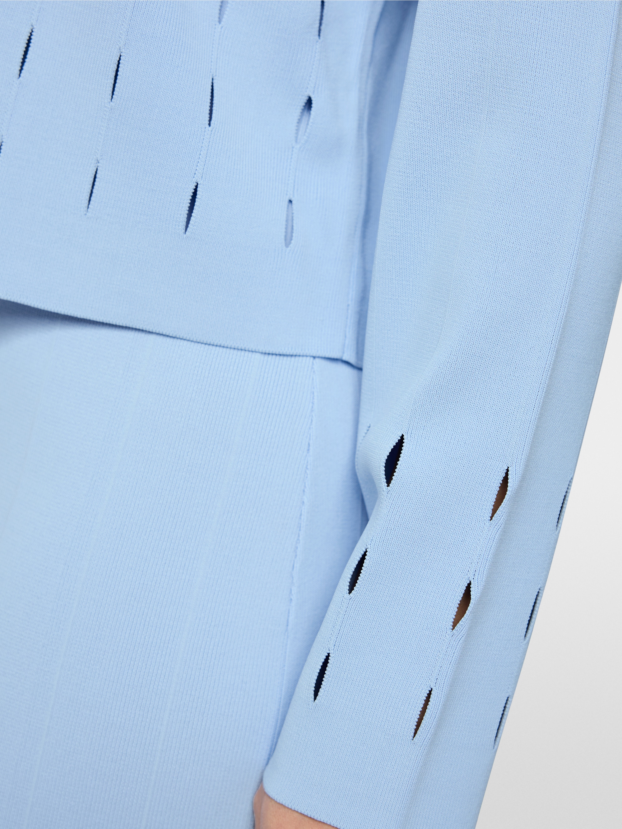 Cardigan with cut-out details