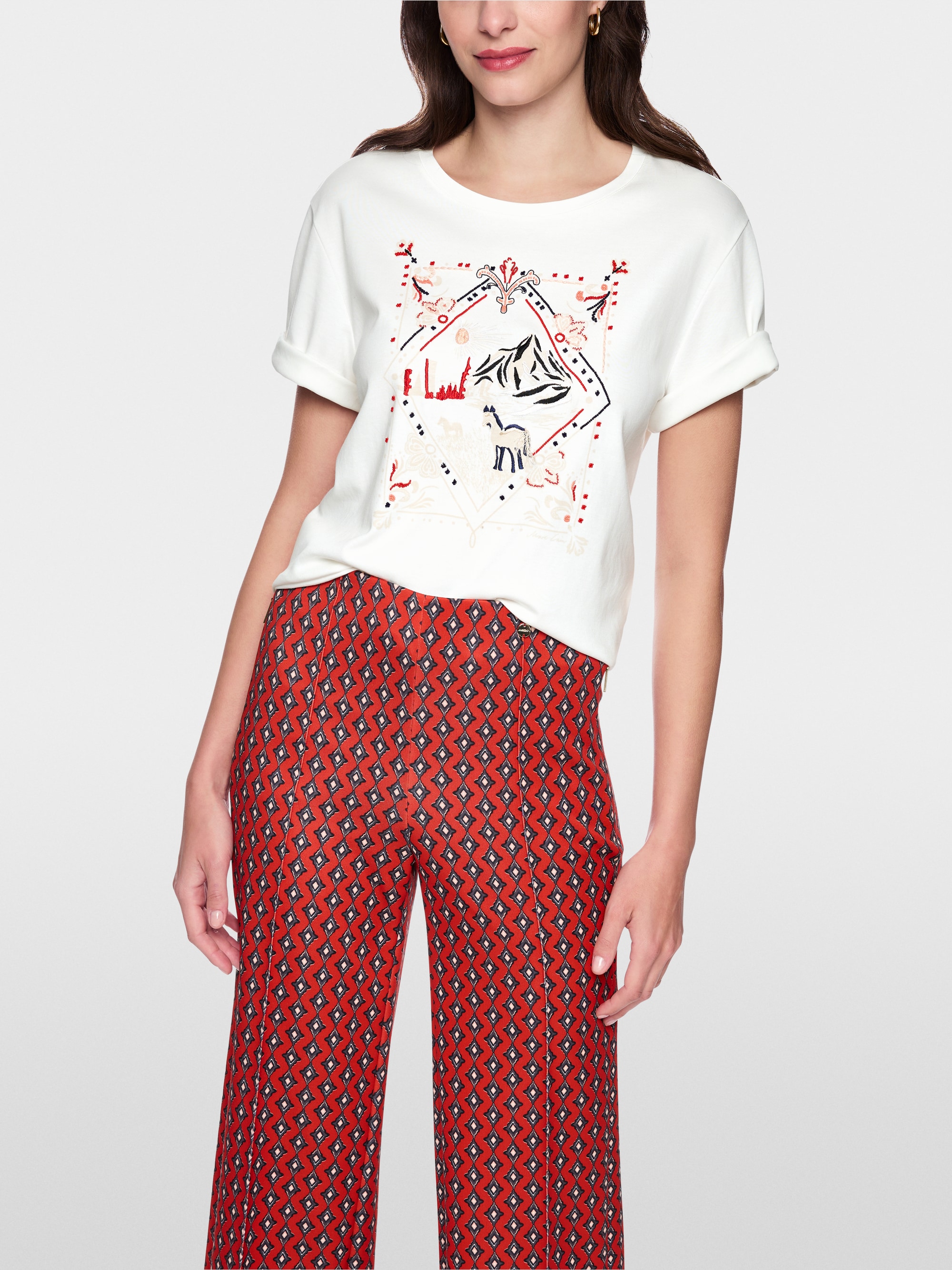 T-Shirt mit Motivprint