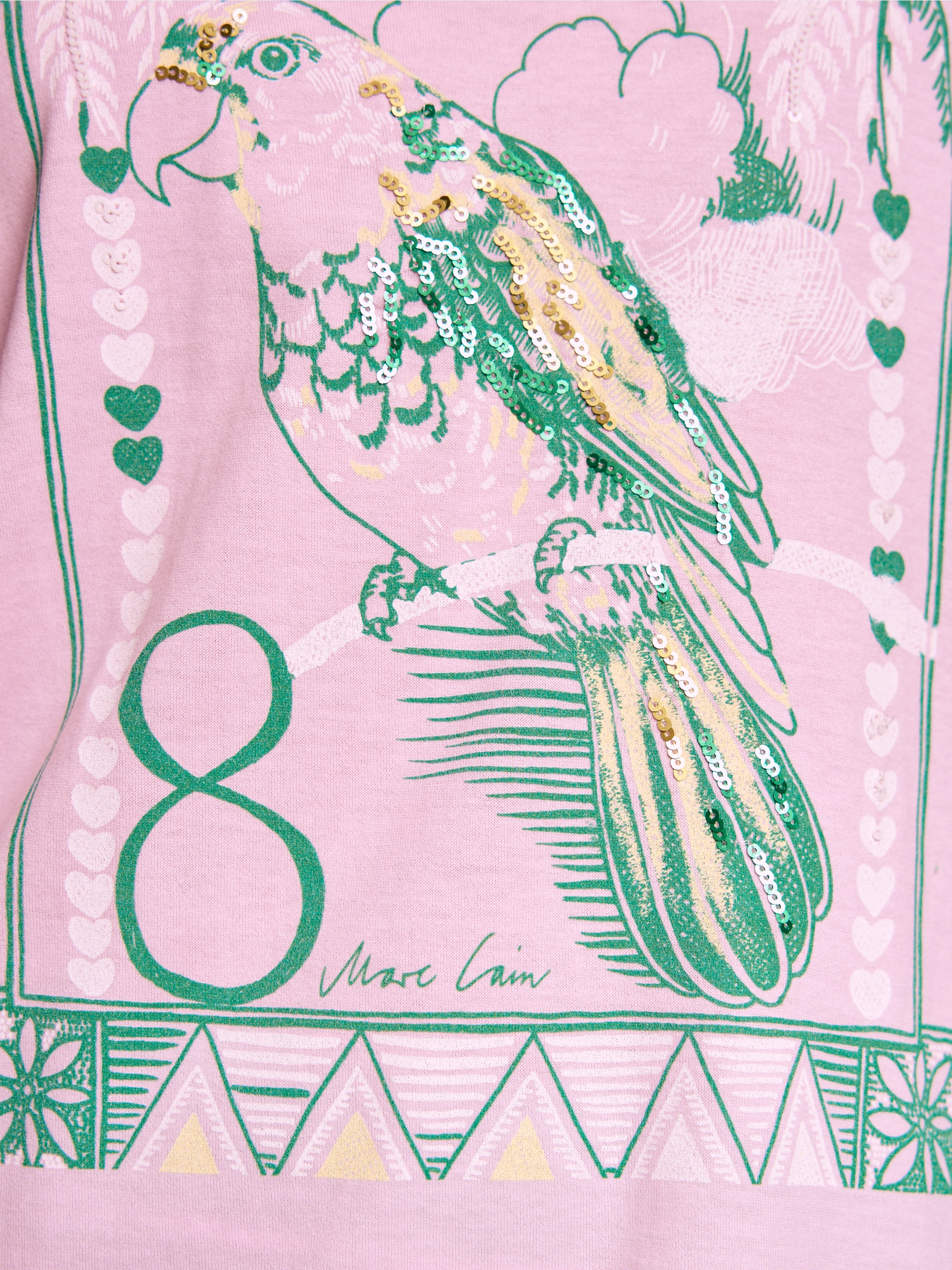 T-shirt avec motif oiseau « Rethink Together »