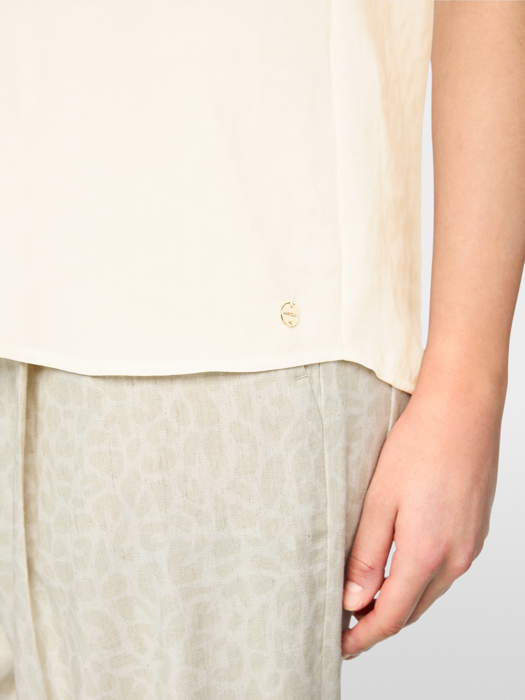 Top with lace and pintucks