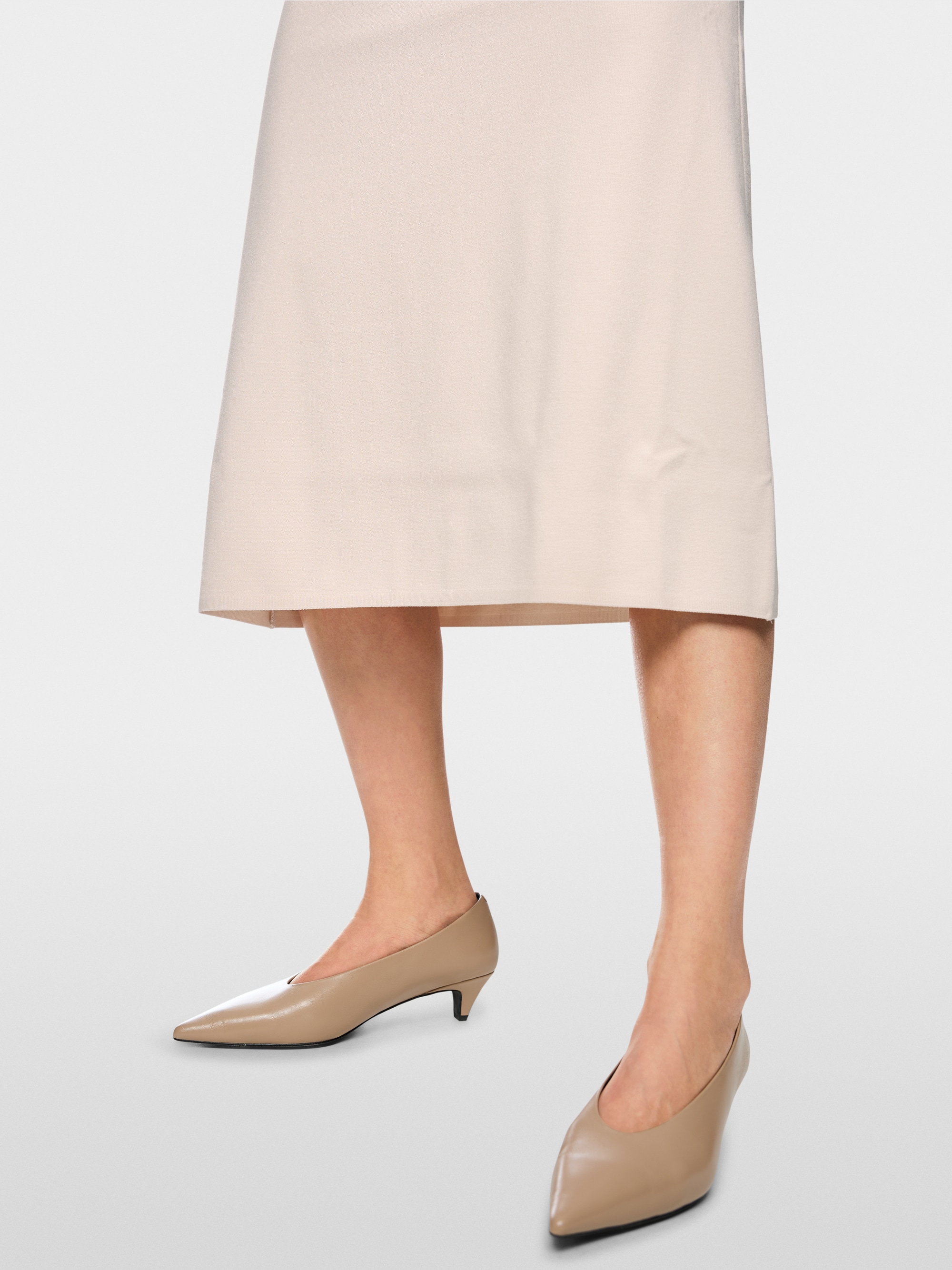 Jupe midi en maille fine "Rethink Together"