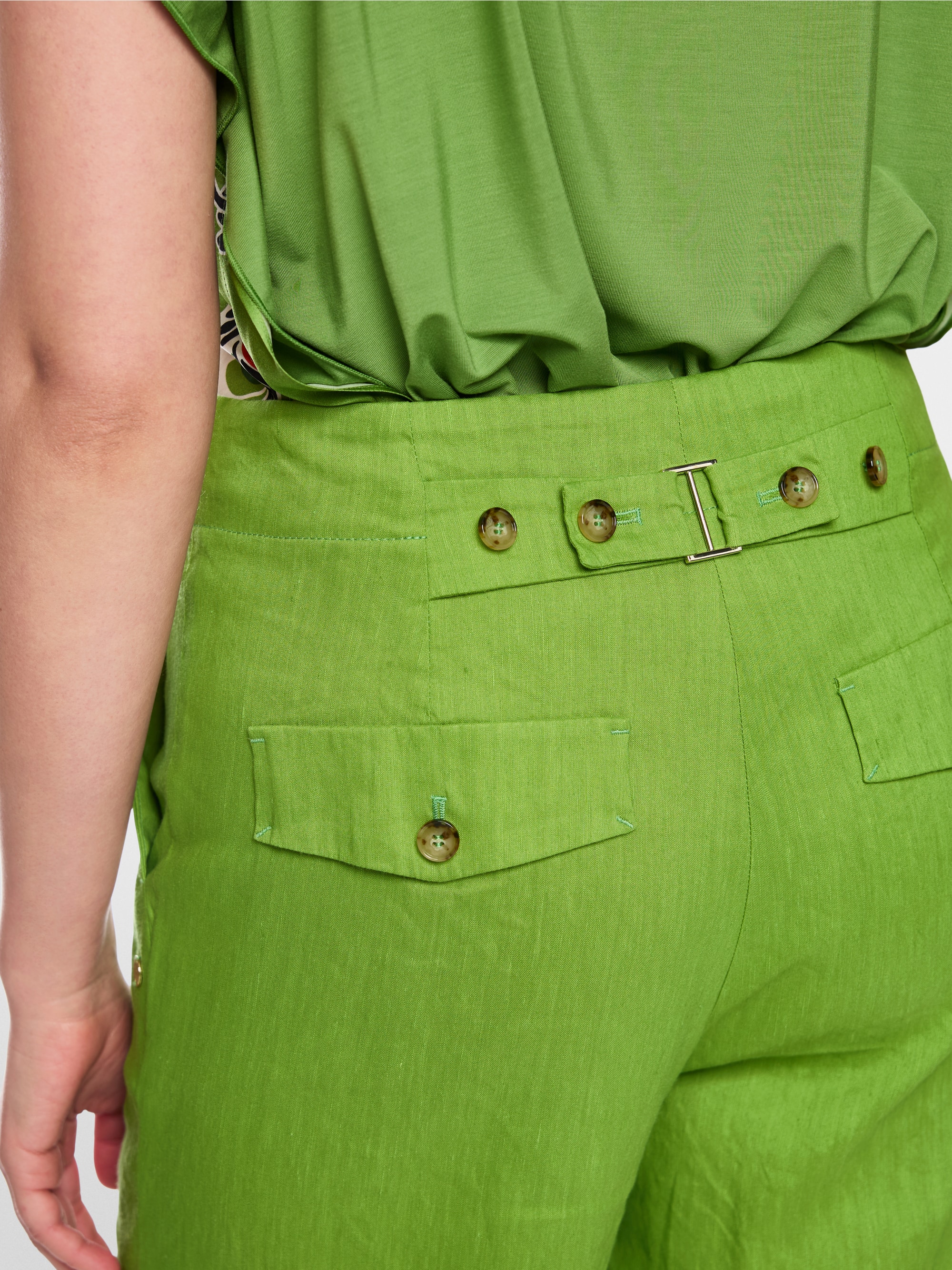 Pantalon WAUKEE en lin et viscose