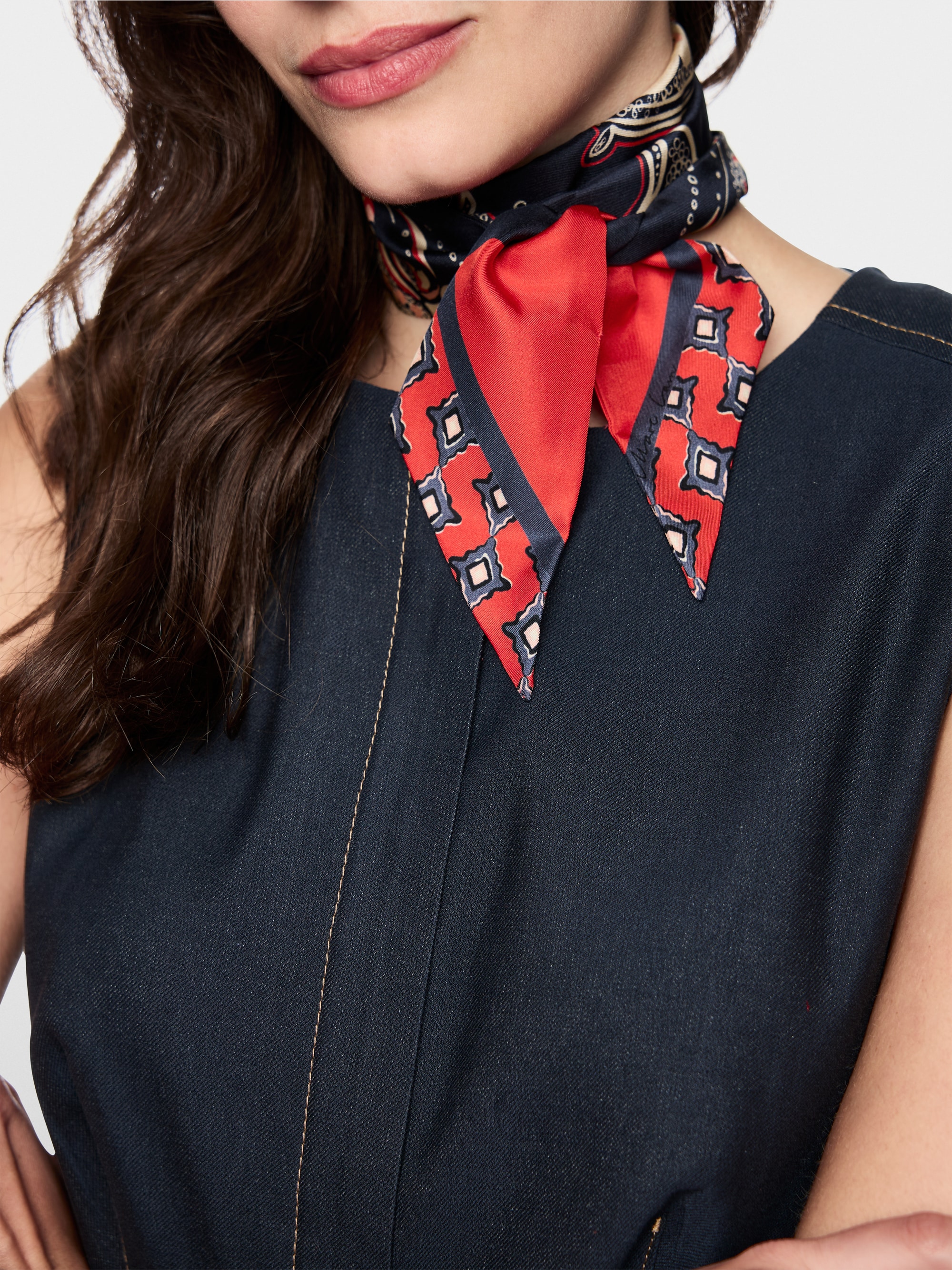 Seidenschal mit Mustermix