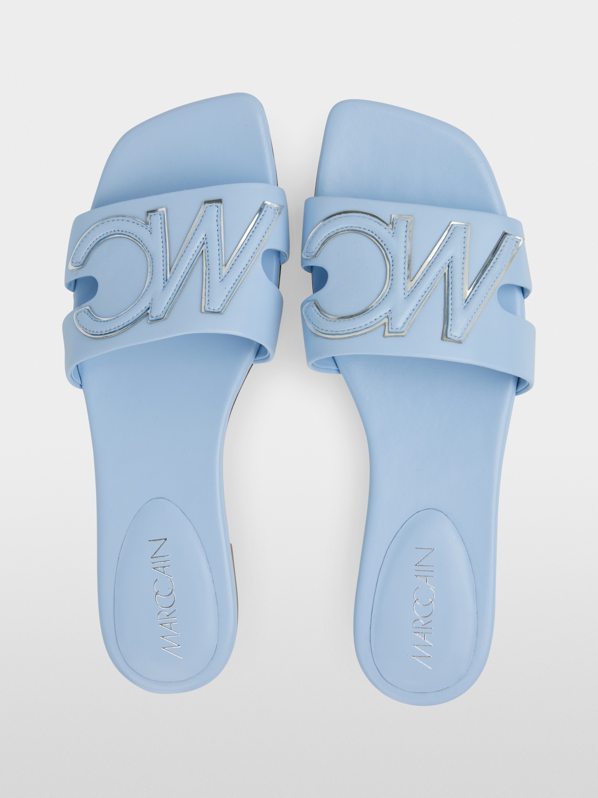 Sandales plates avec lanières décoratives