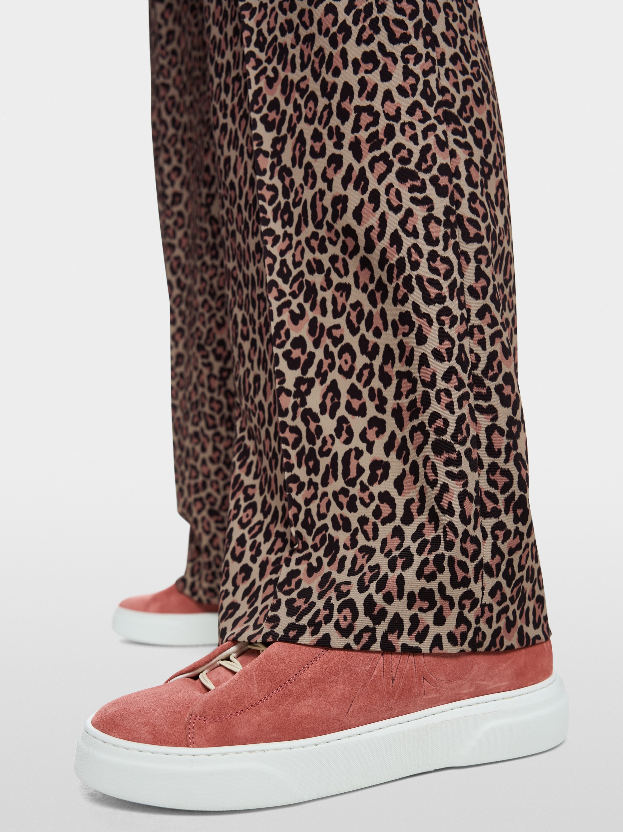 WASHINGTON leopard print fabric pants