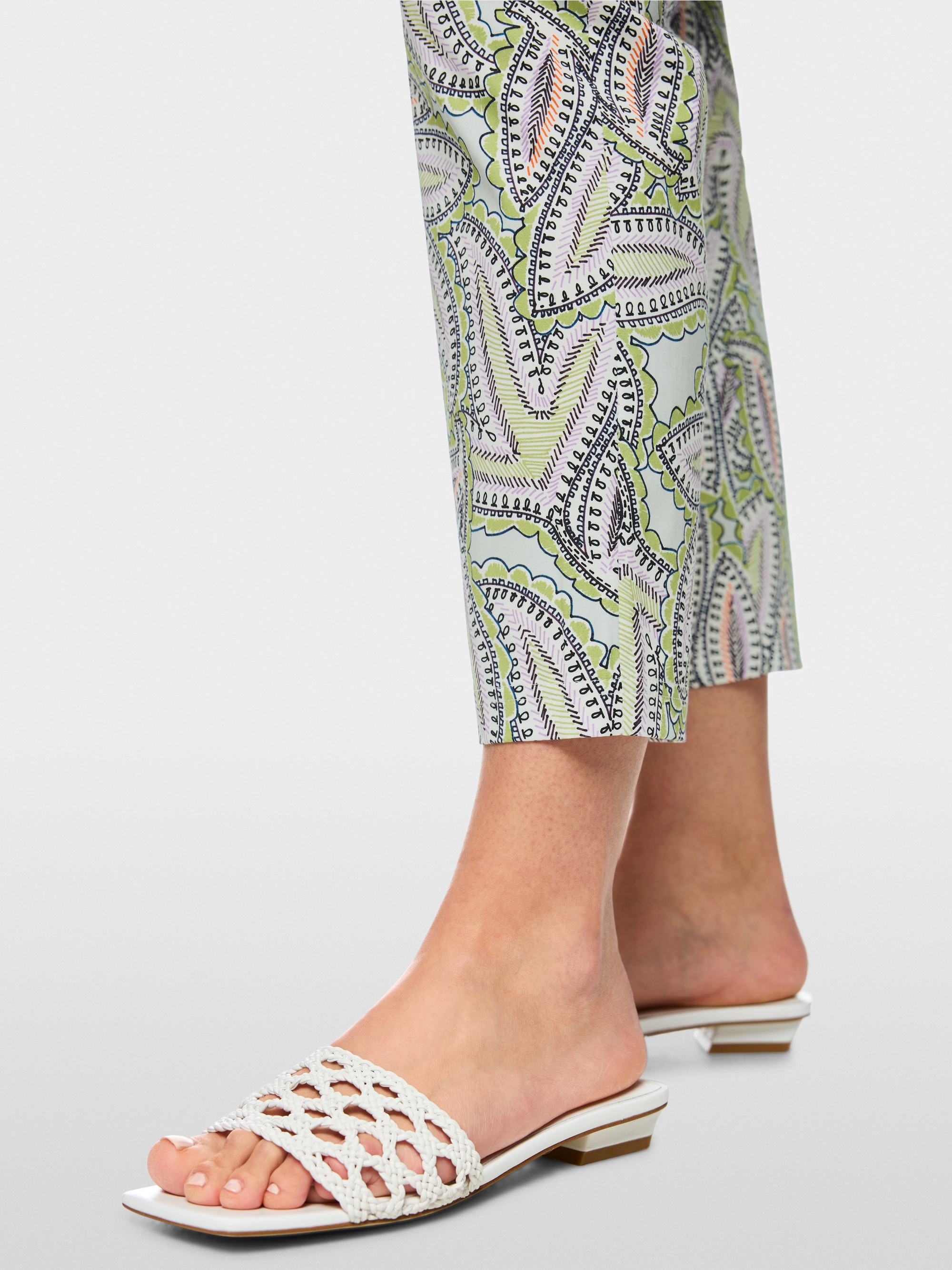 Pantalon FRANCA à imprimé cachemire