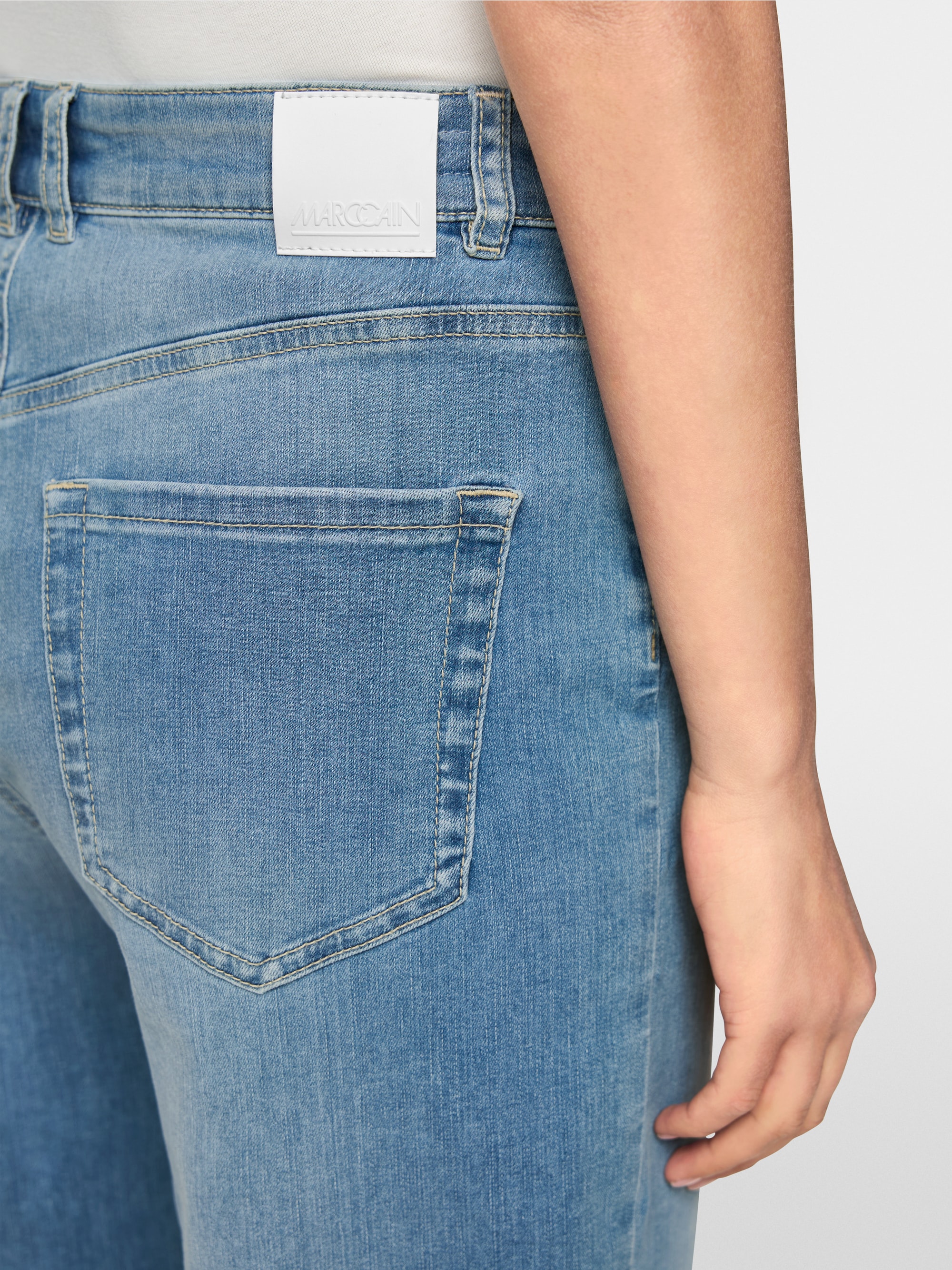 WARRI wide cut jeans with high waist