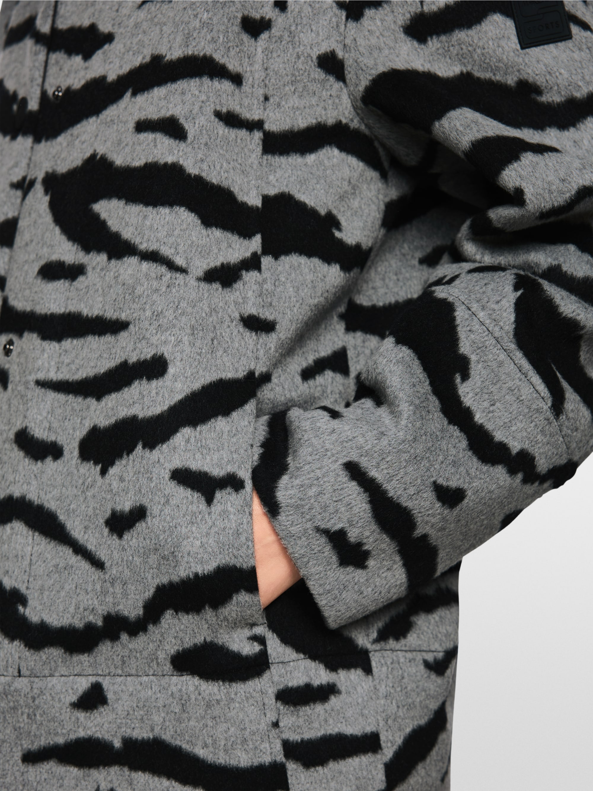 Chemise à imprimé animalier