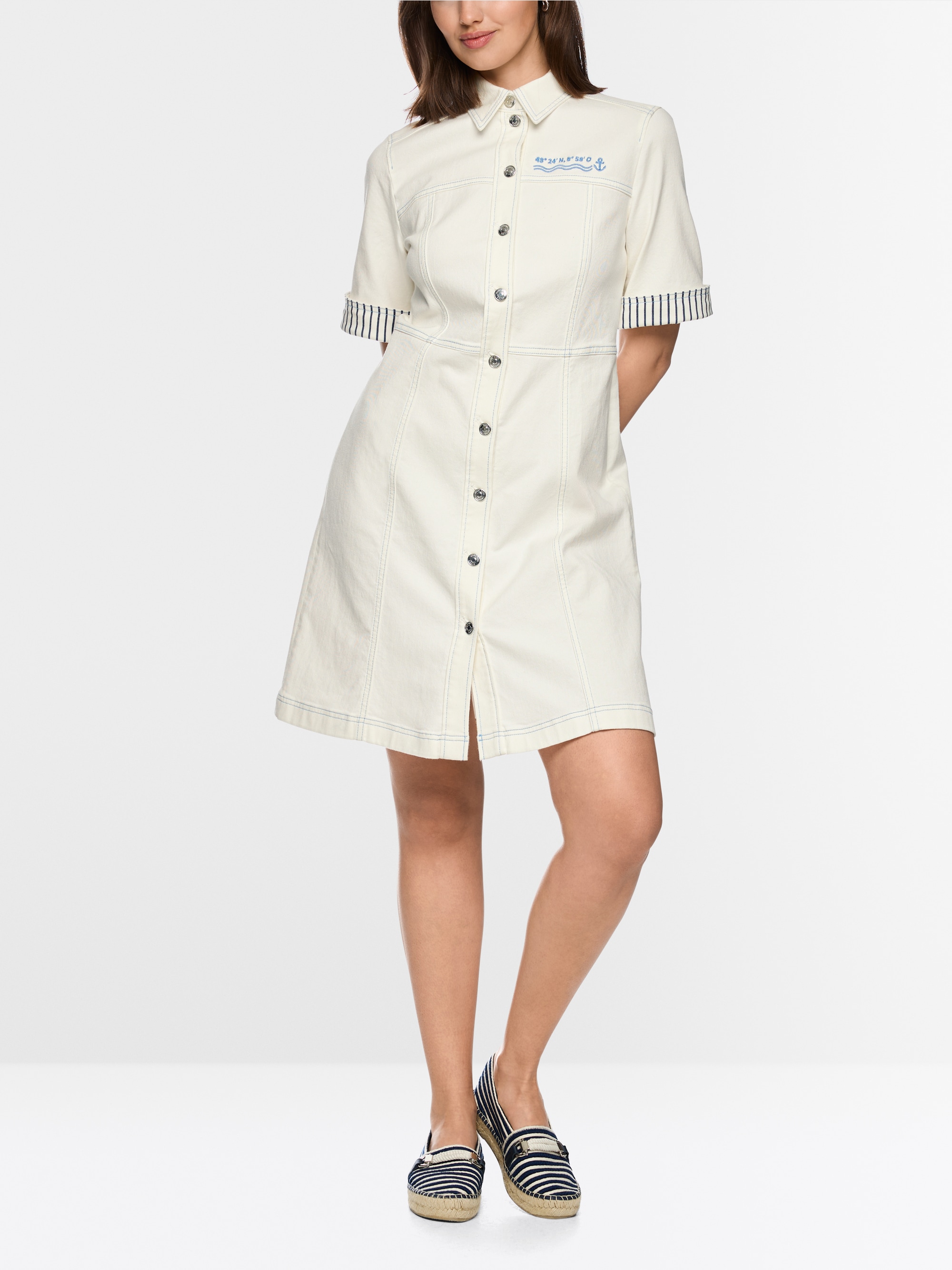 Maritime denim dress