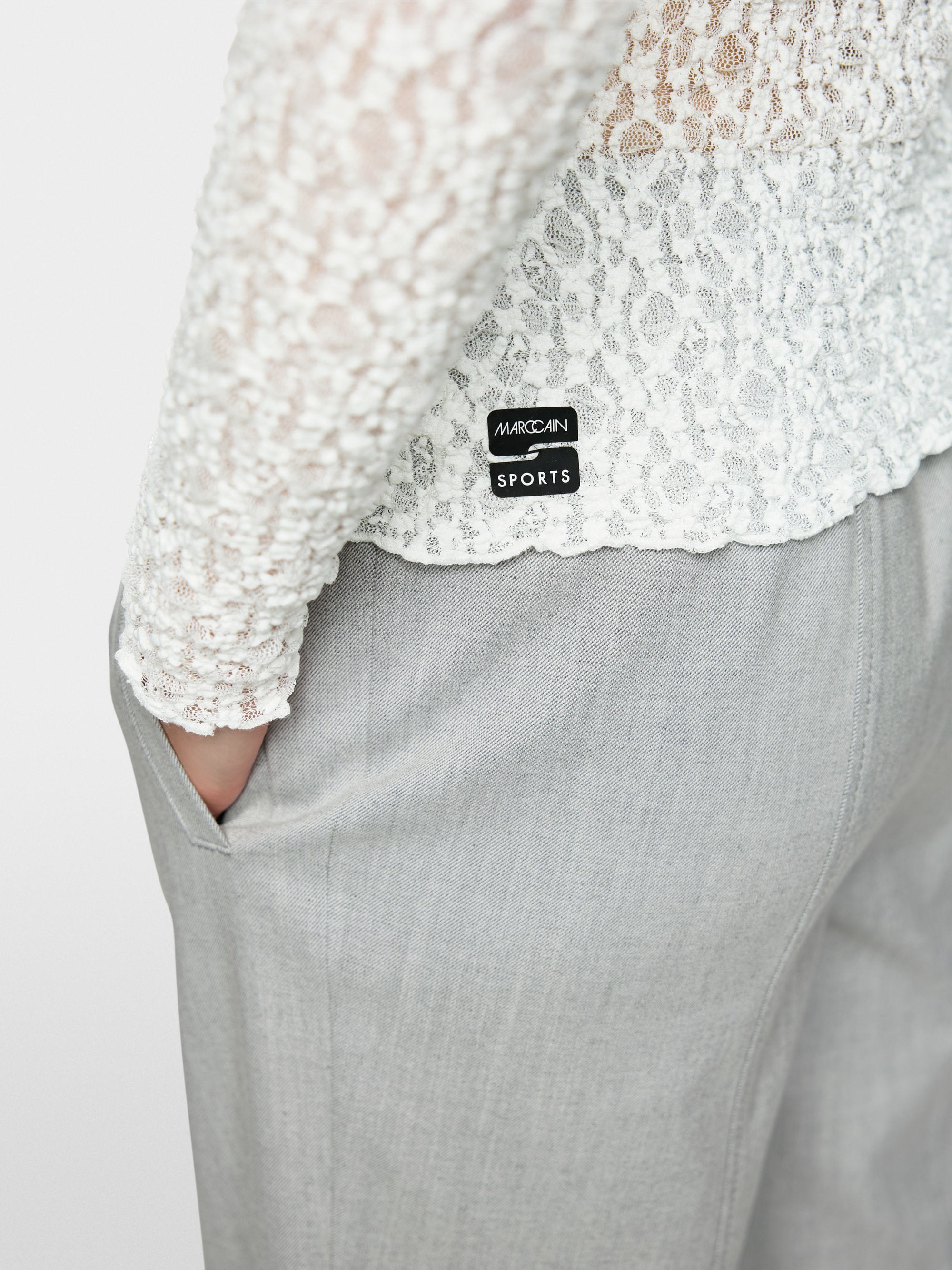 Polo shirt with lace