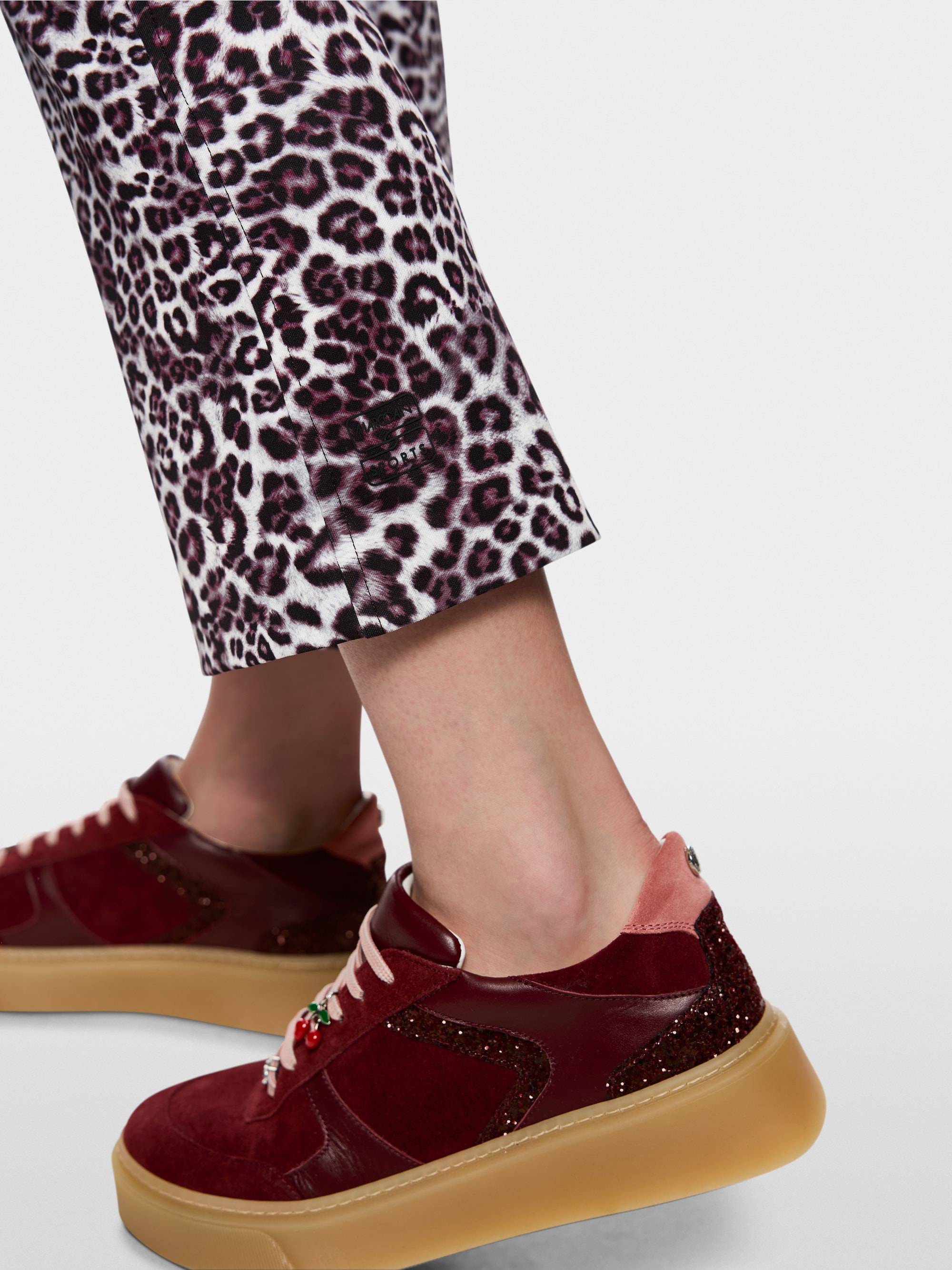 SOFIA leggings with leopard print