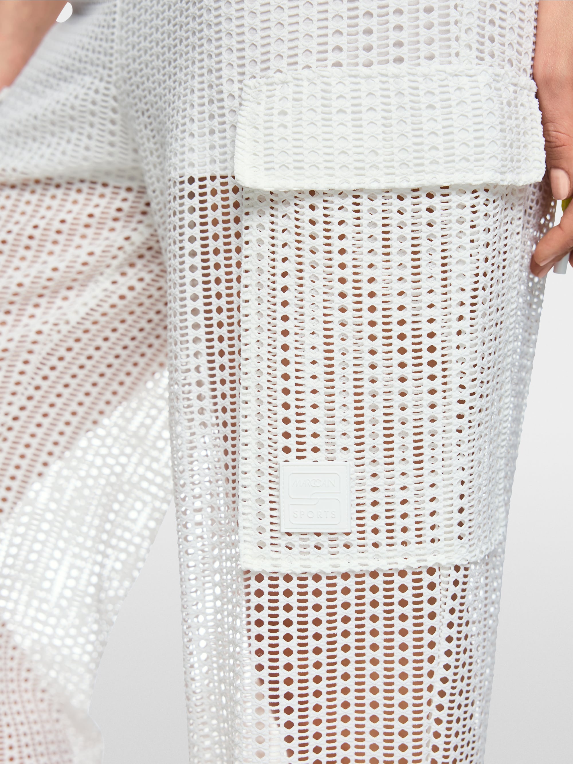 WASHINGTON hole pattern trousers