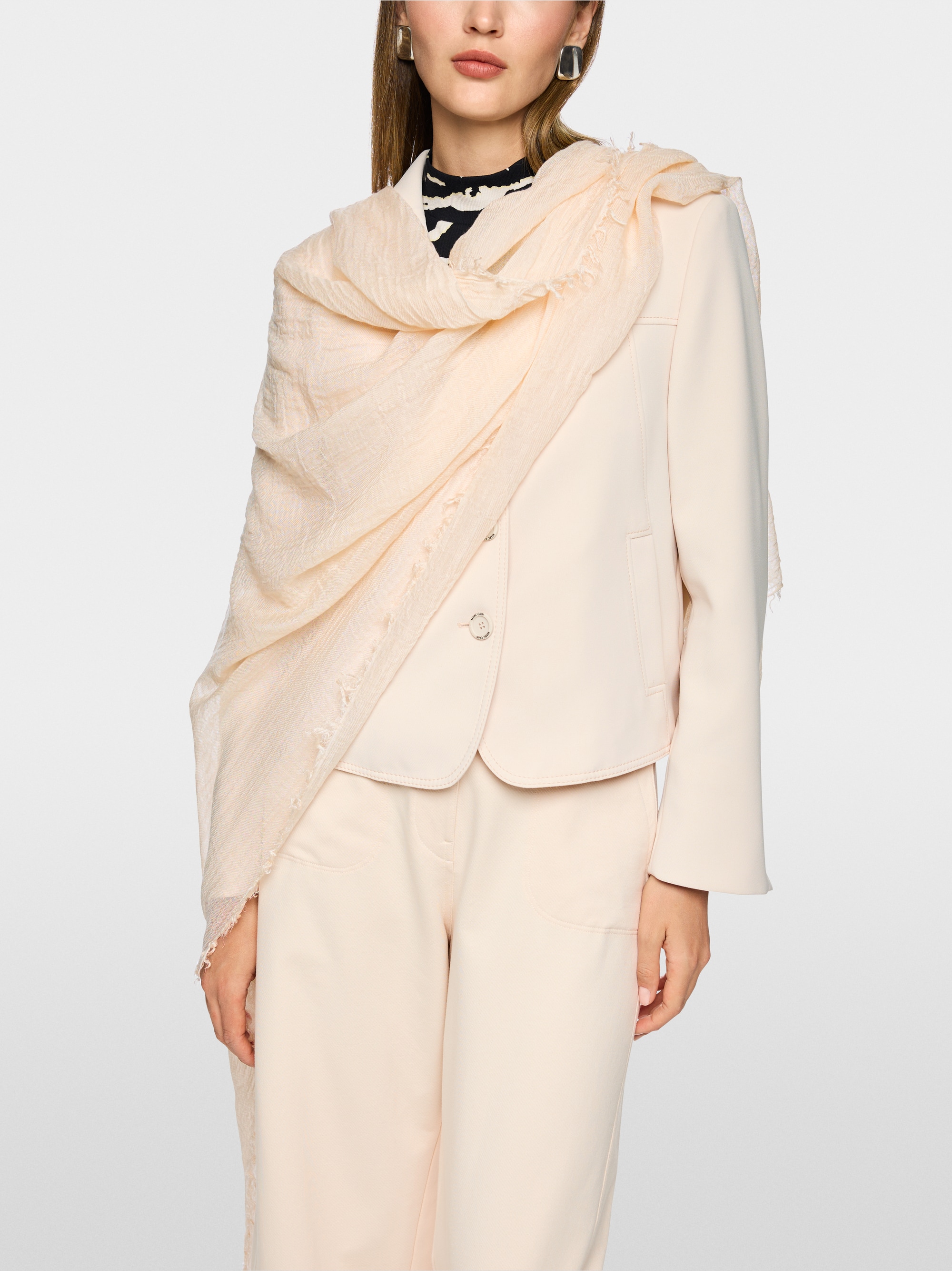 Écharpe à effet froissé