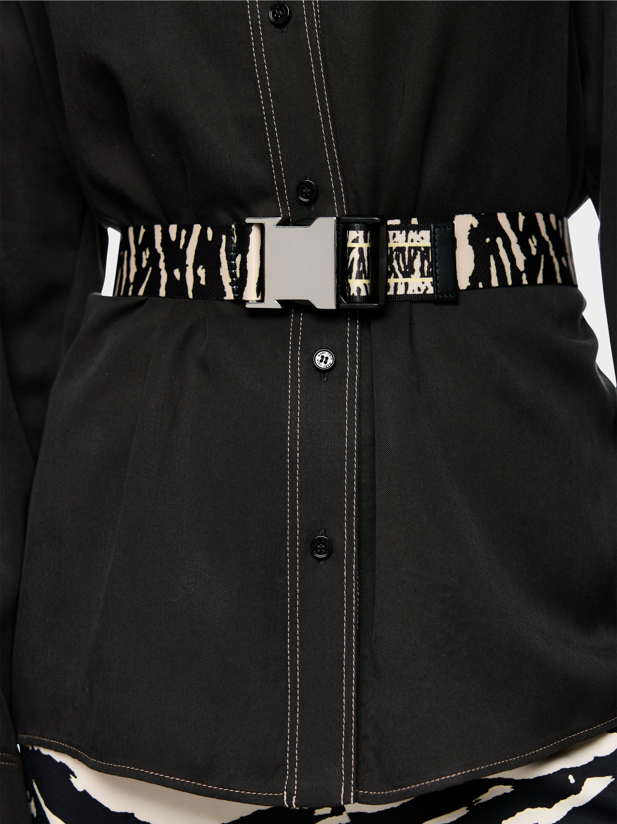 Ceinture à imprimé animalier