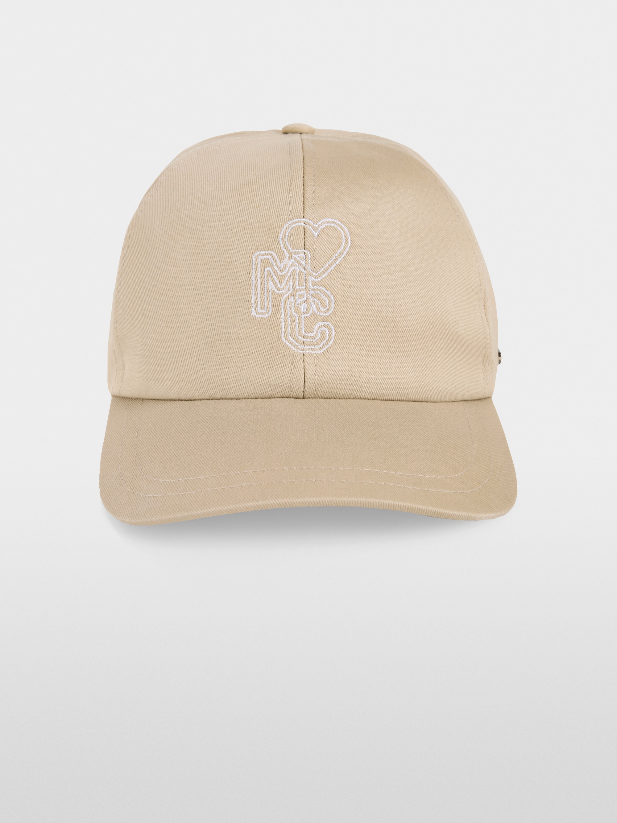 Cotton cap with embroidery