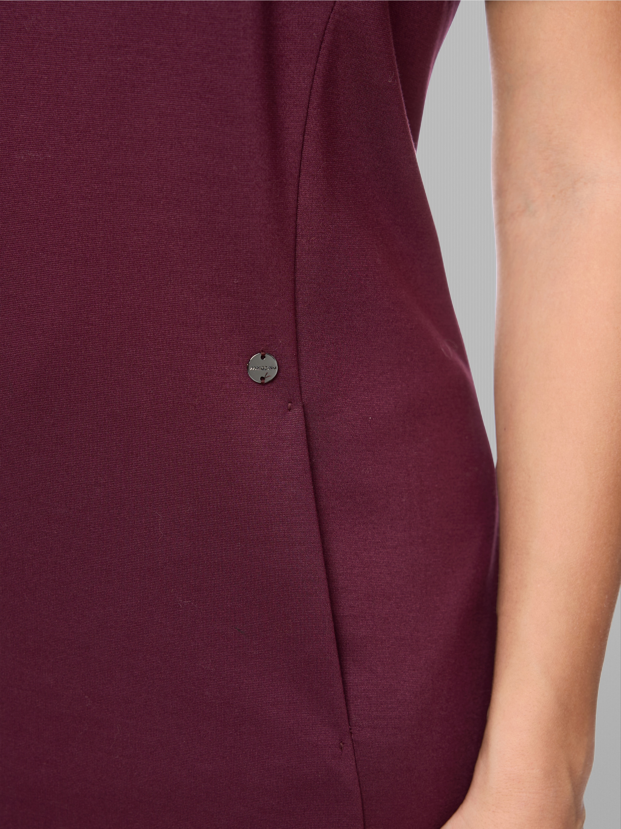 Stretch viscose mini dress