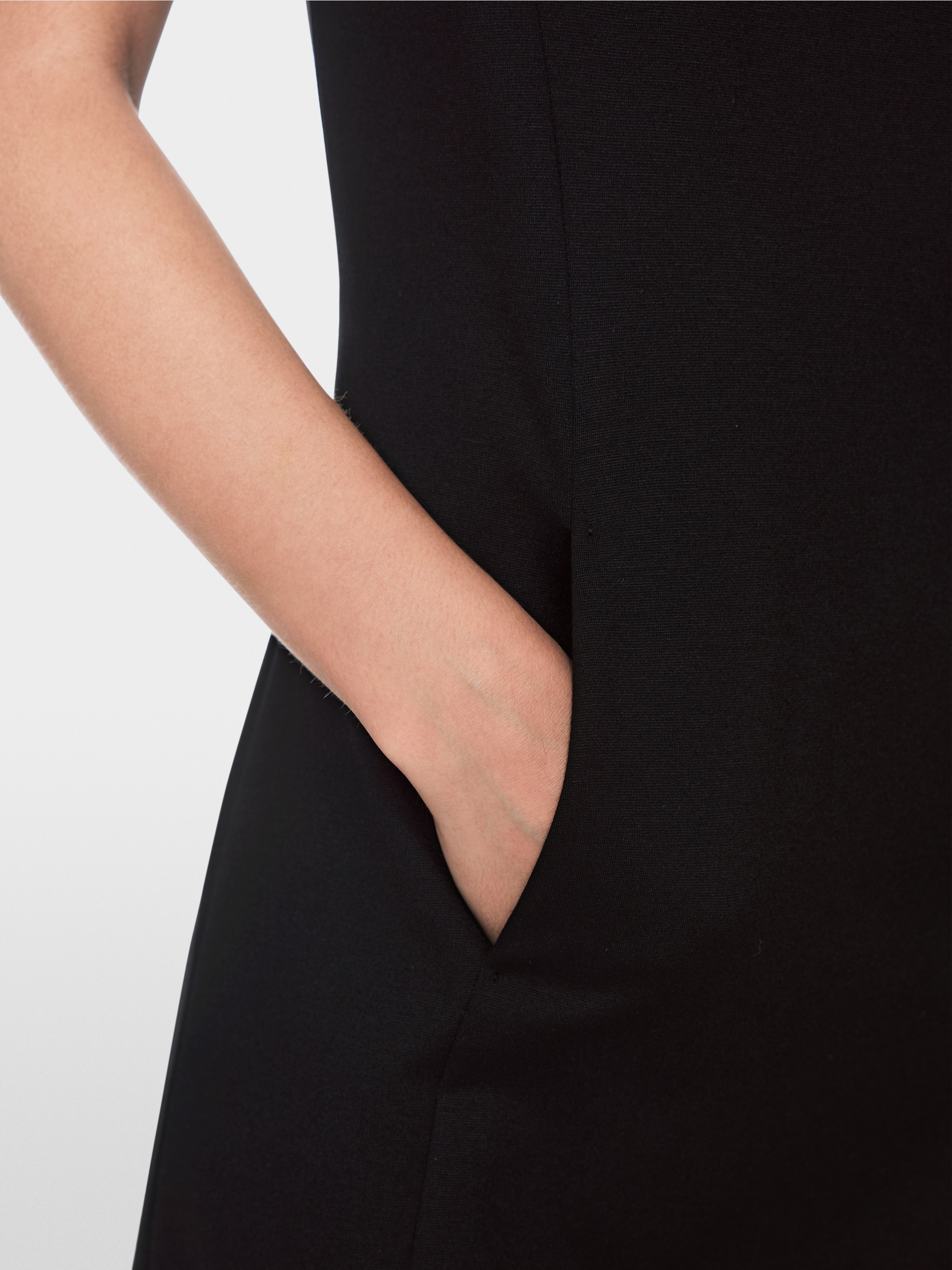 Stretch viscose mini dress