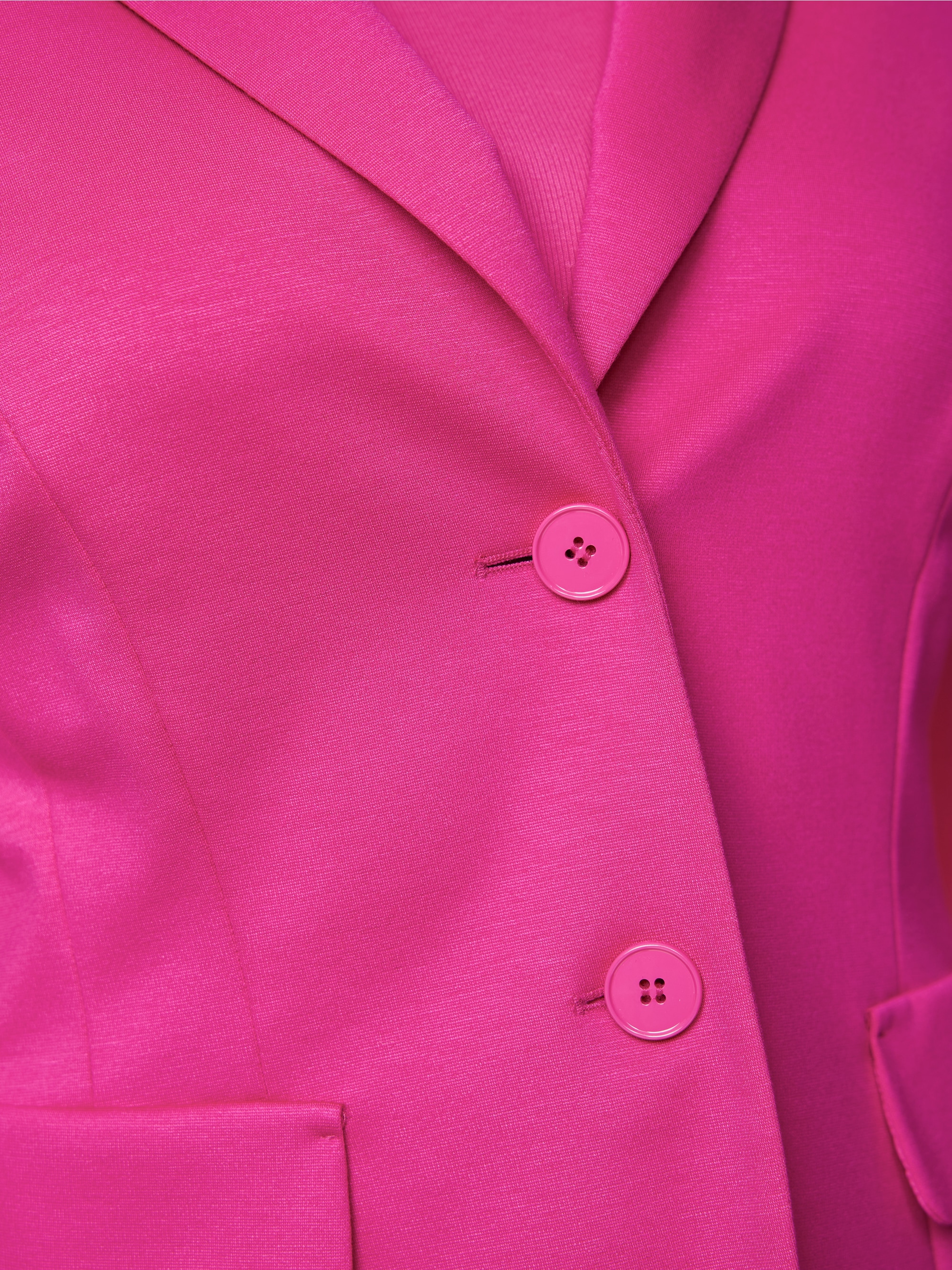 Blazer cintré en stretch à revers