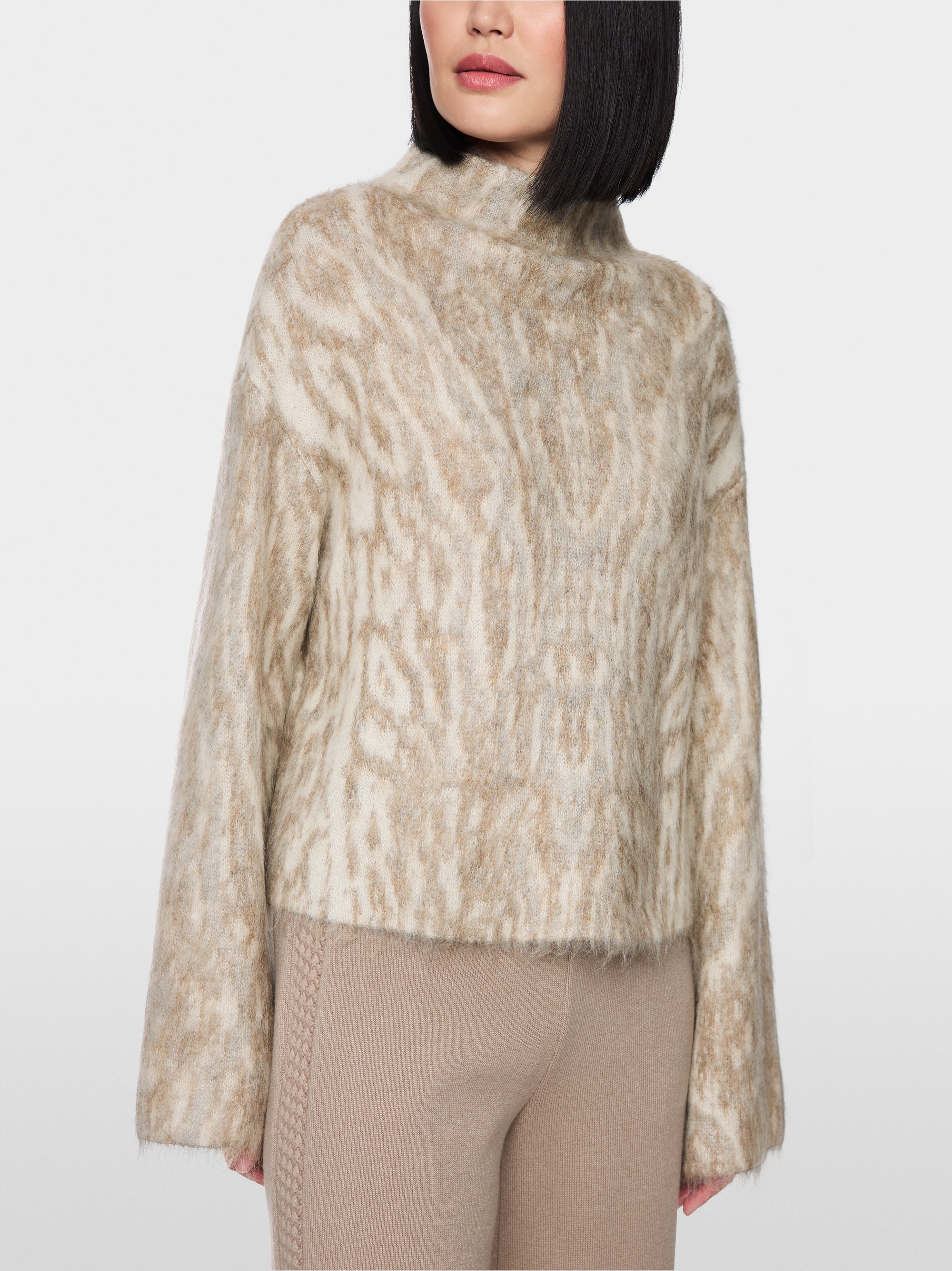 ‘Knitted in Germany’ ocelot jumper