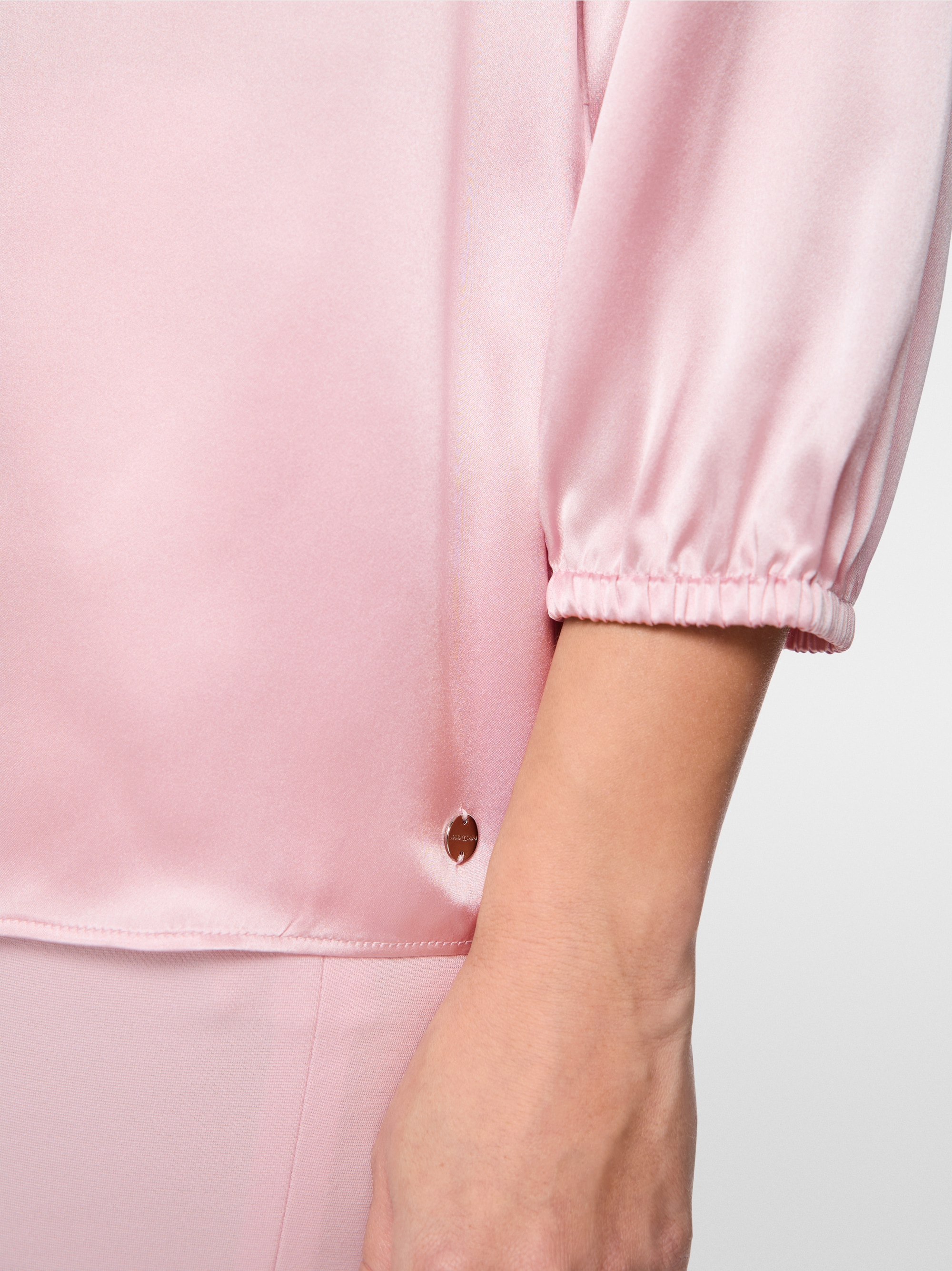 Silk blouse with 3/4 sleeves