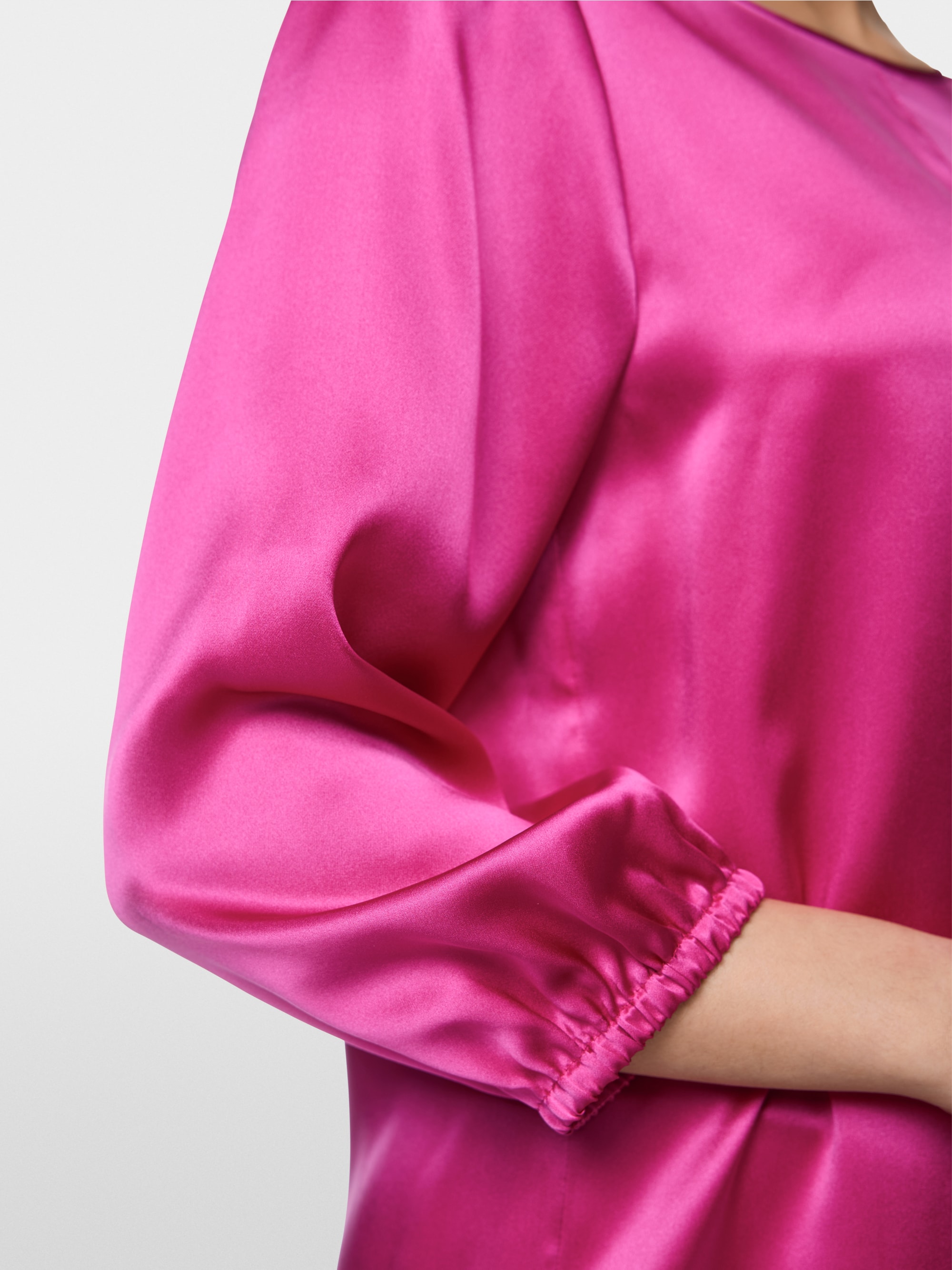 Silk blouse with 3/4 sleeves
