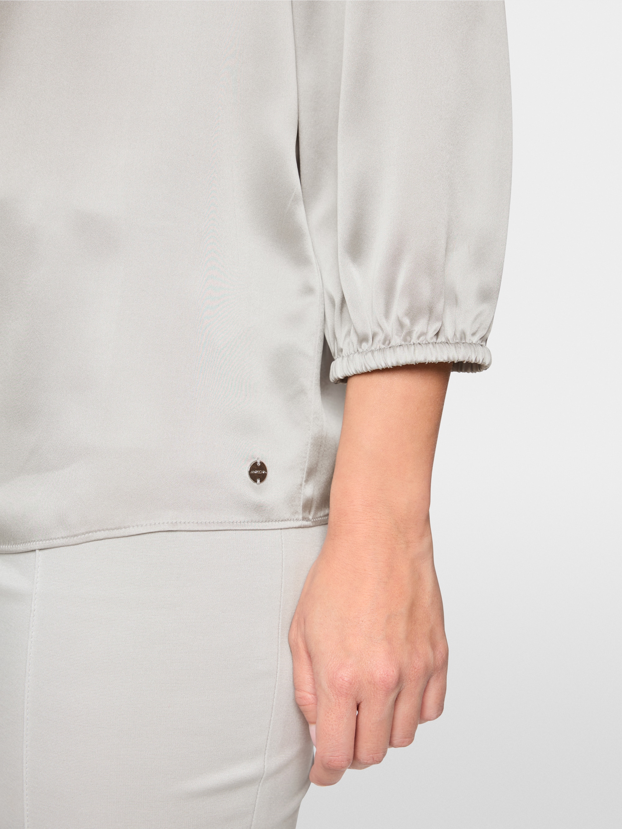 Silk blouse with 3/4 sleeves