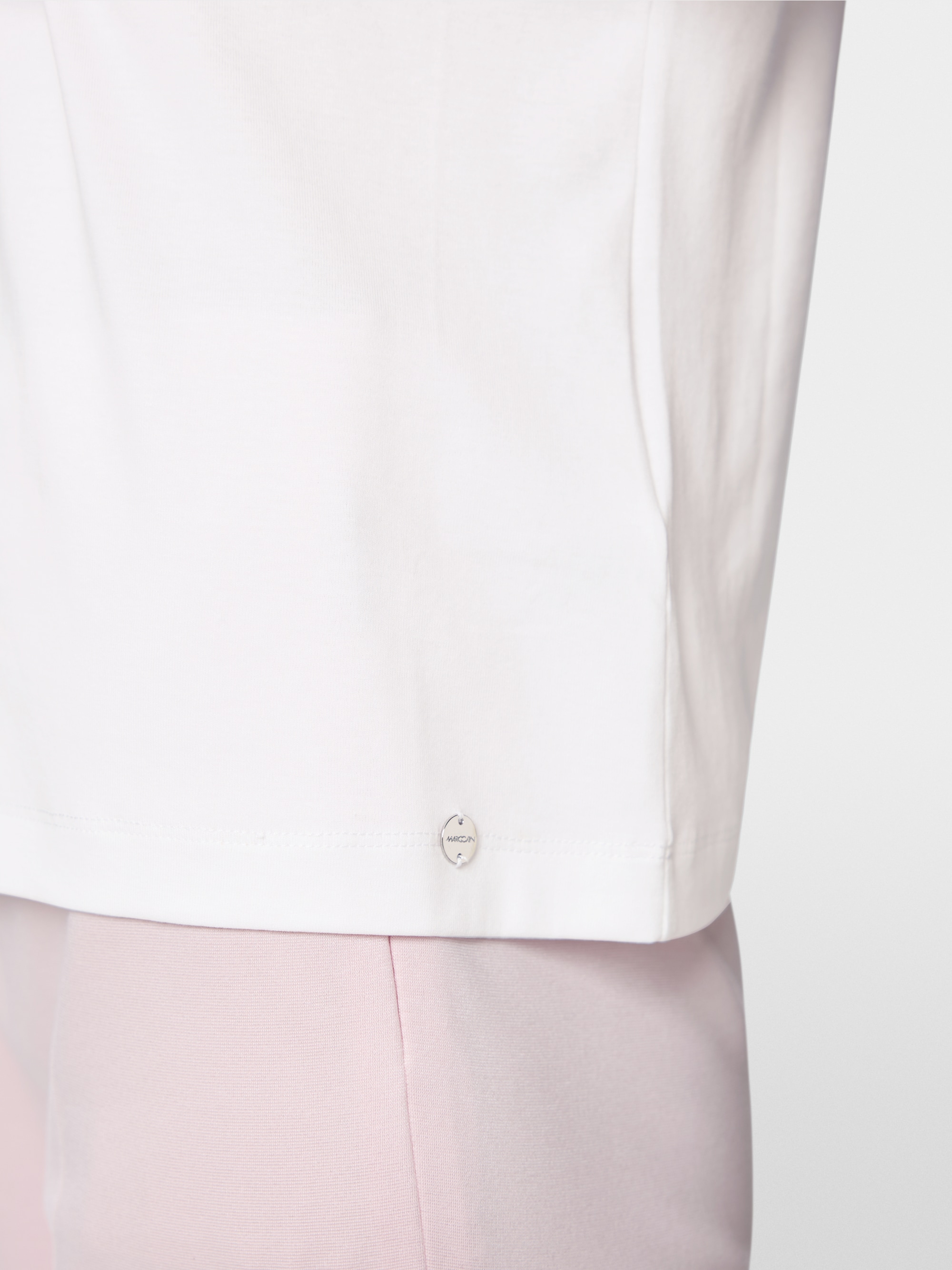 Stretch cotton polo shirt