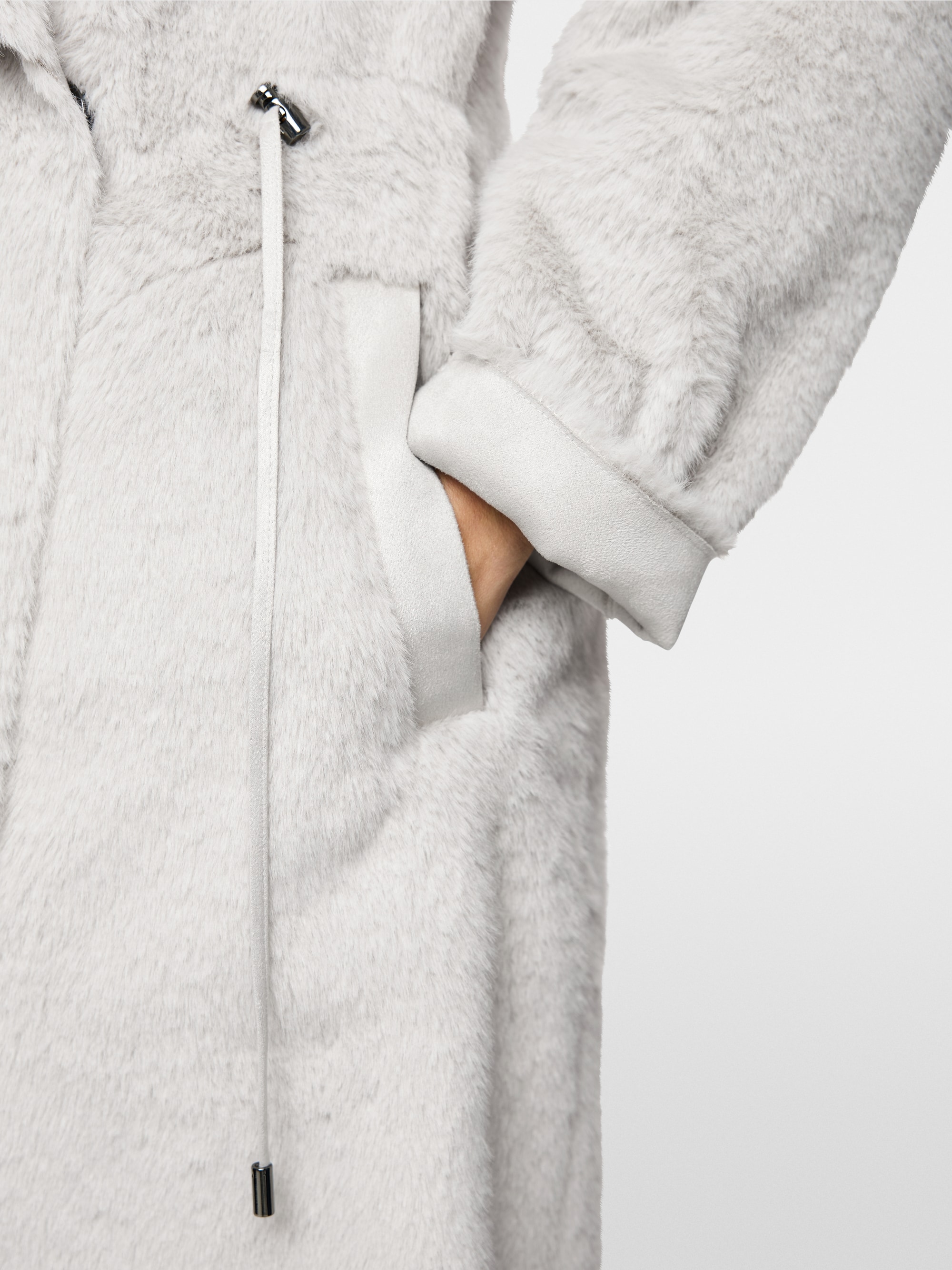Luxurious faux fur coat
