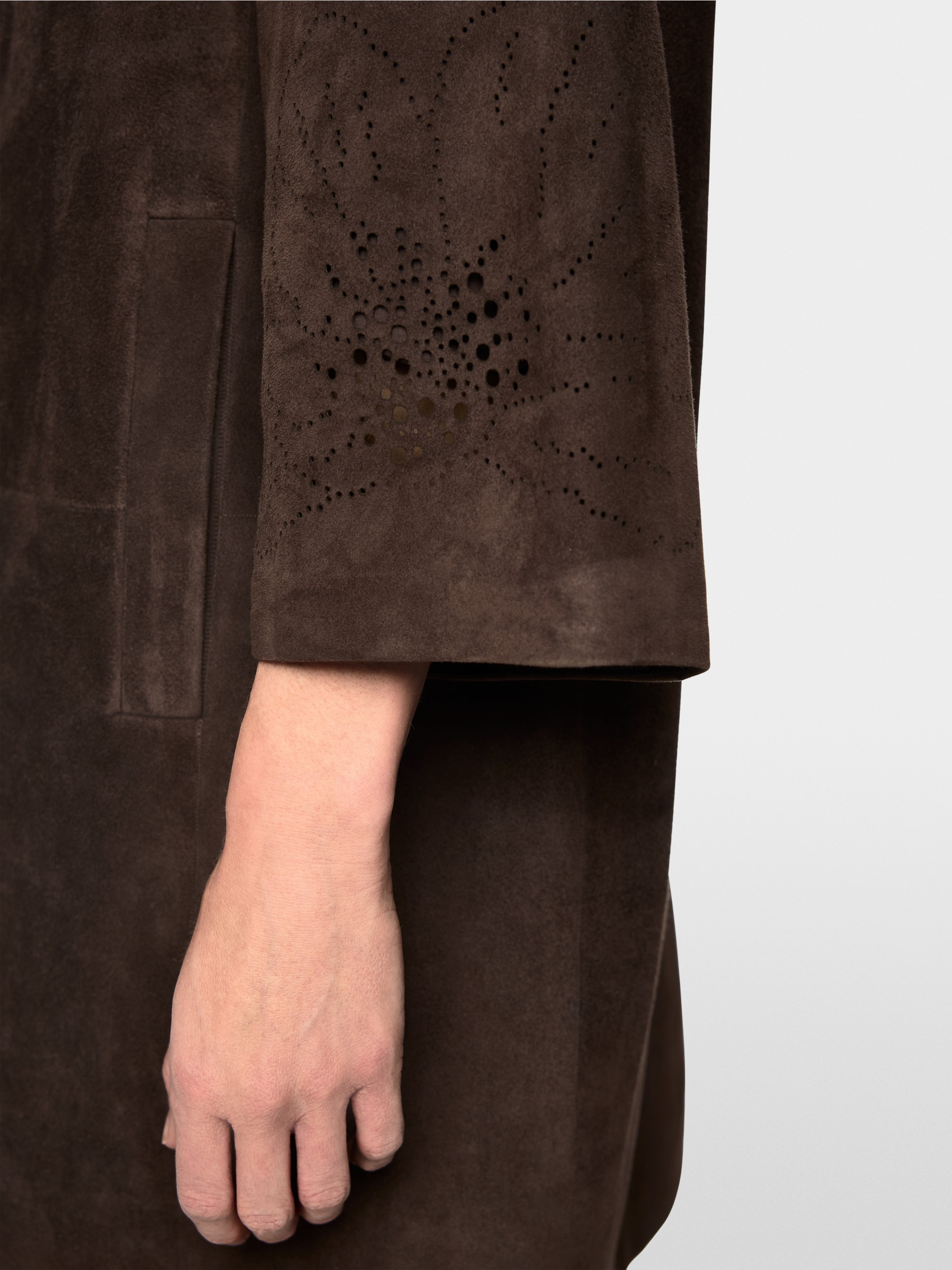 Suede coat