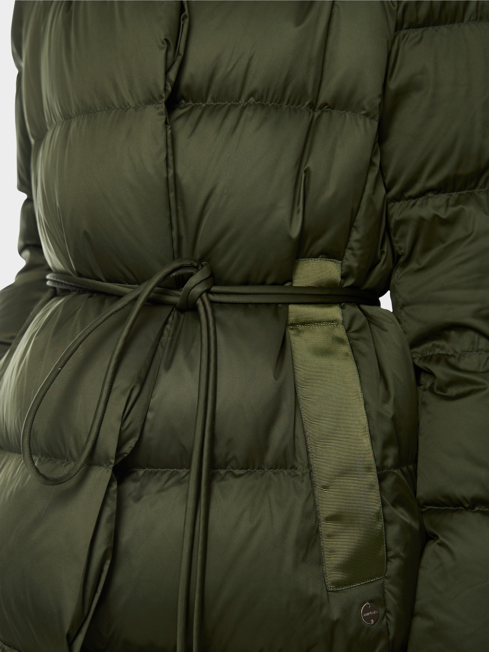 Long down coat with hood