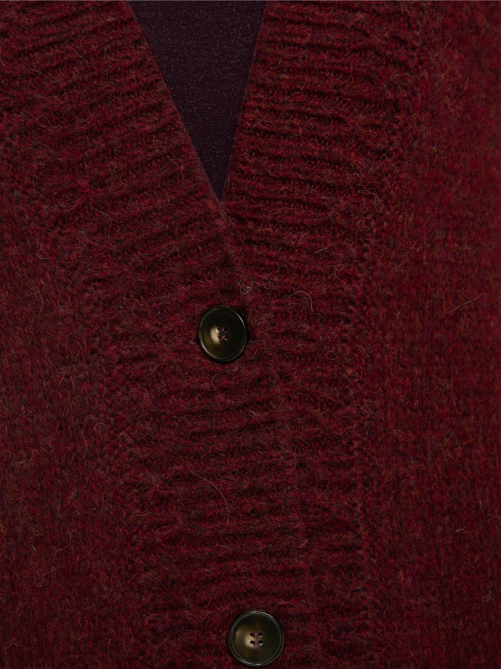 Manteau en maille grossière 