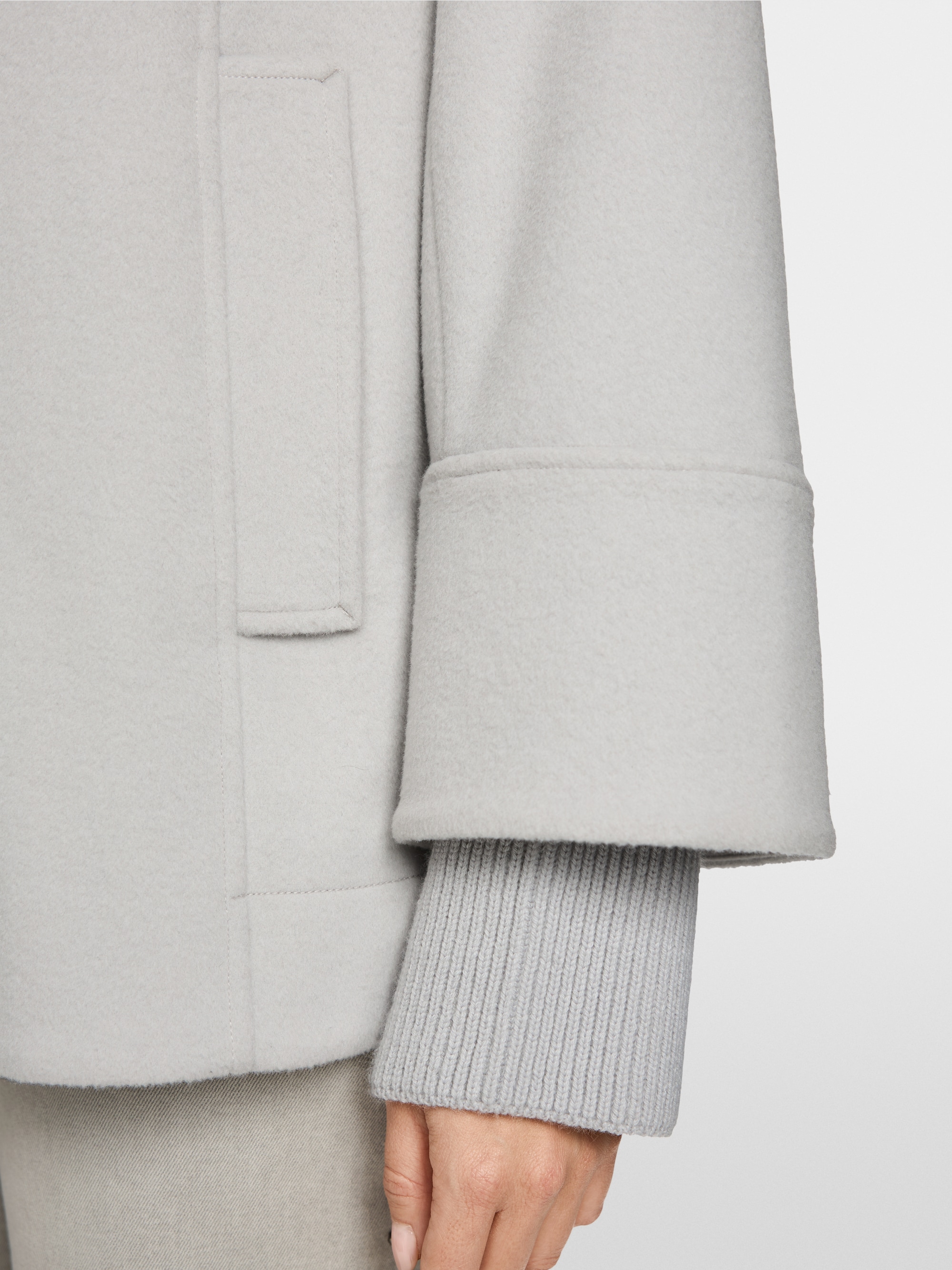 Veste d'extérieur à col montant