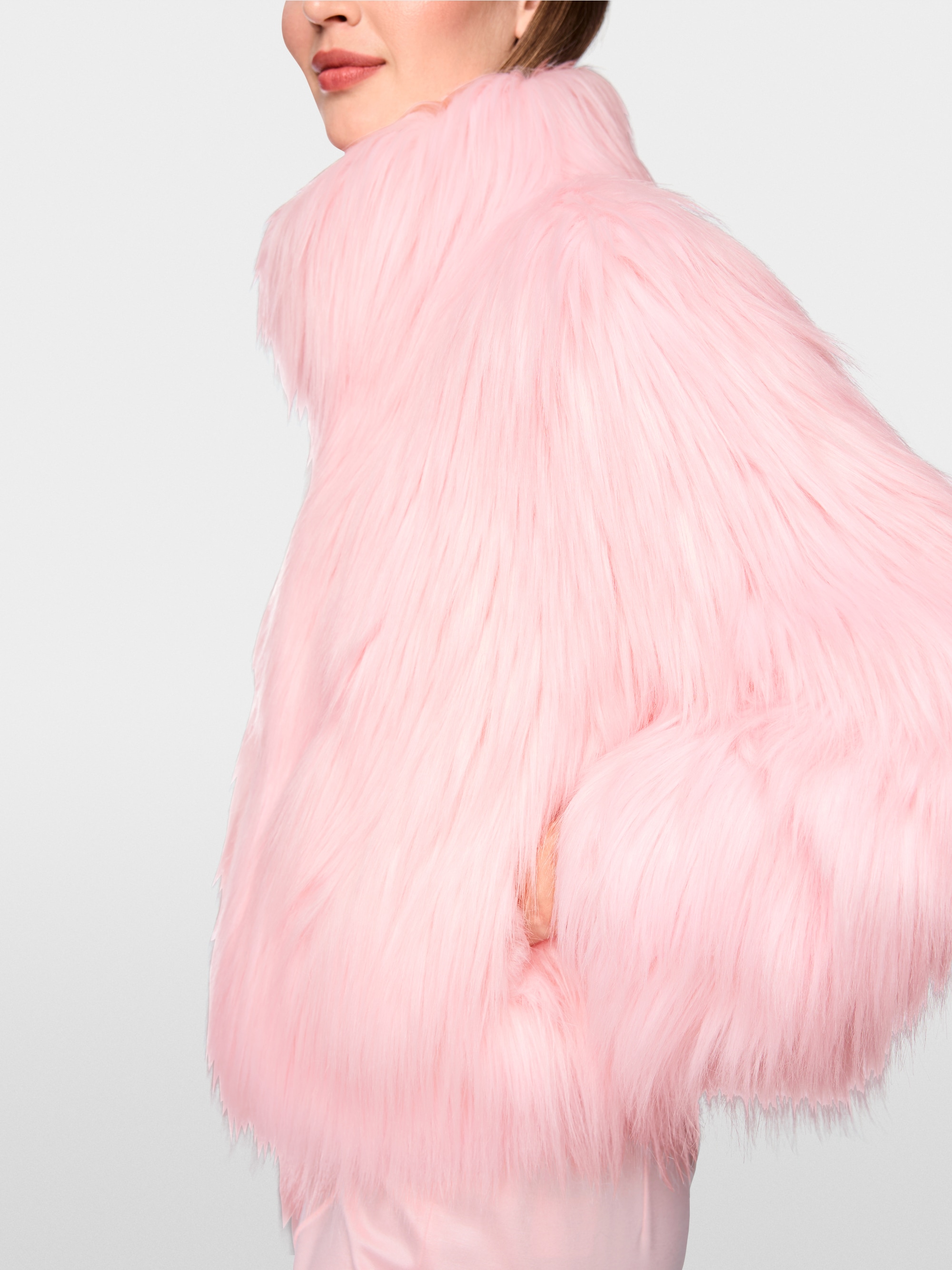 Veste tendance moelleuse en polaire