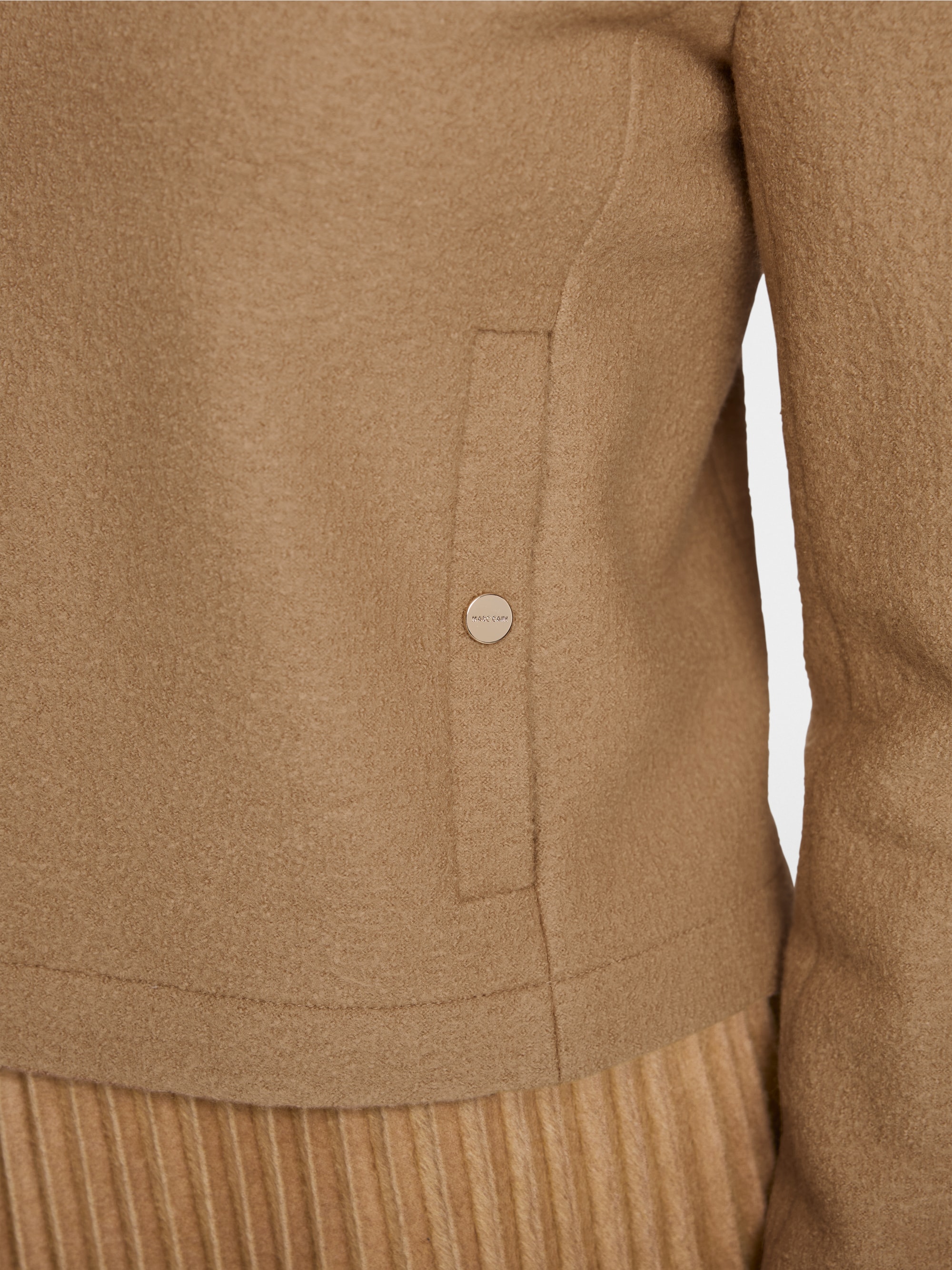 ‘Knitted in Germany’ short wool jacket