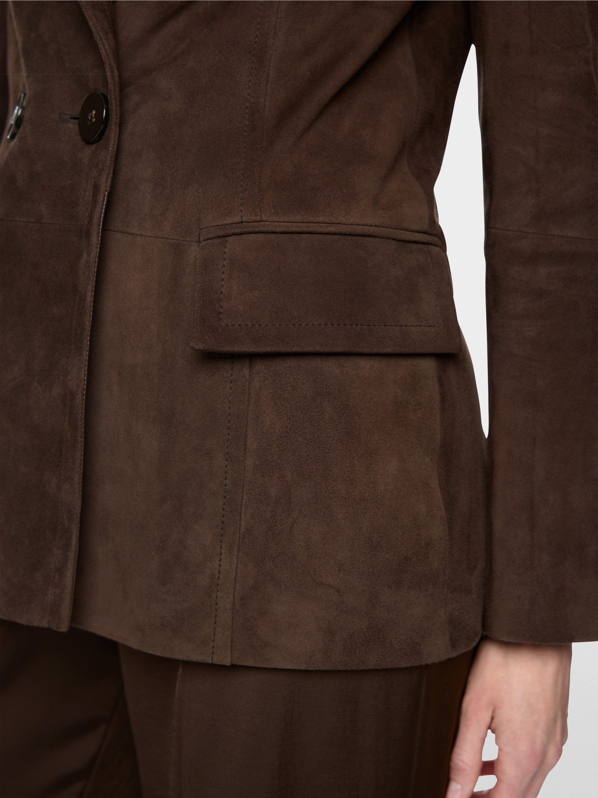 Suede blazer