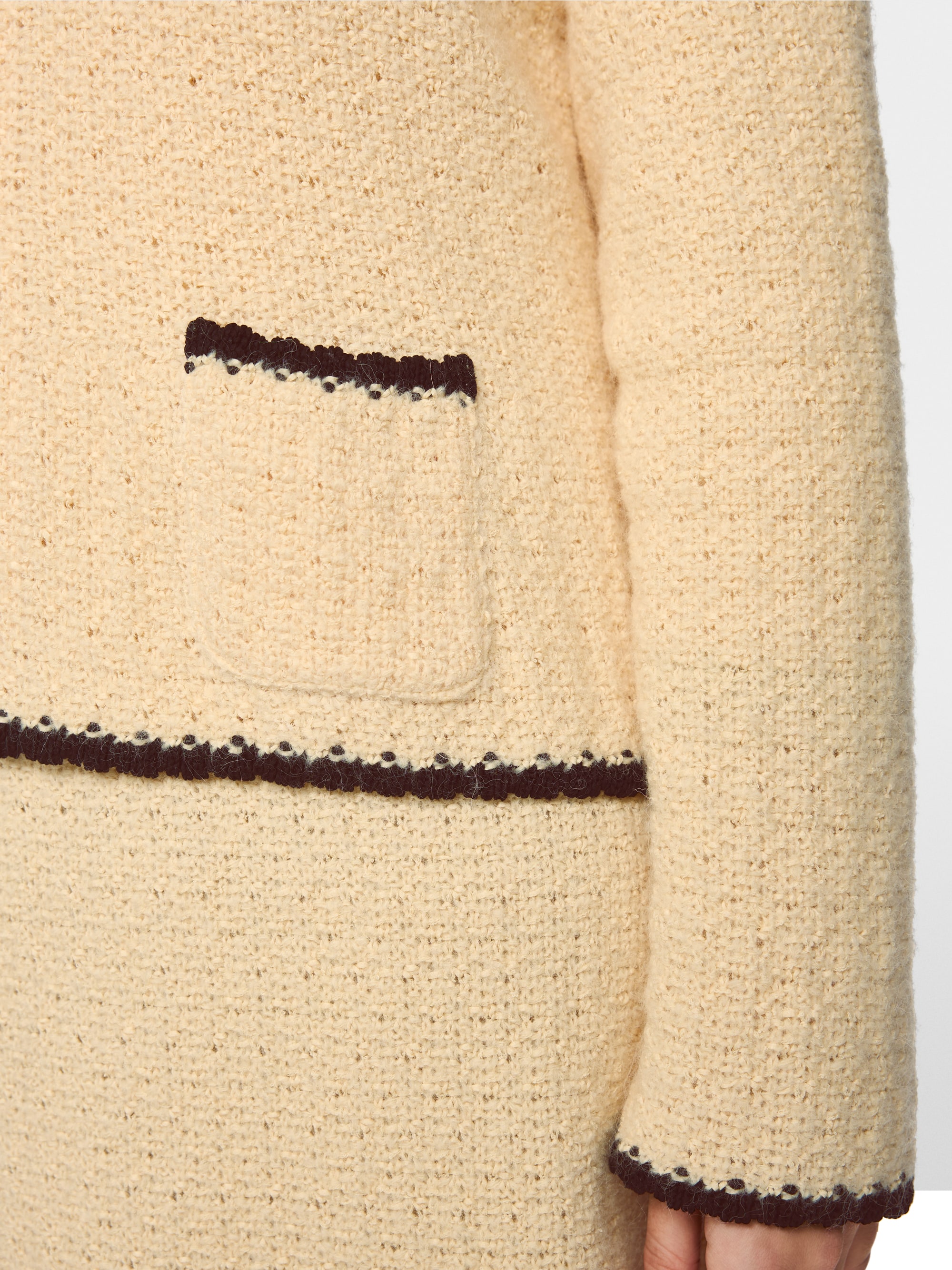 “Knitted in Germany” coutoure cardigan