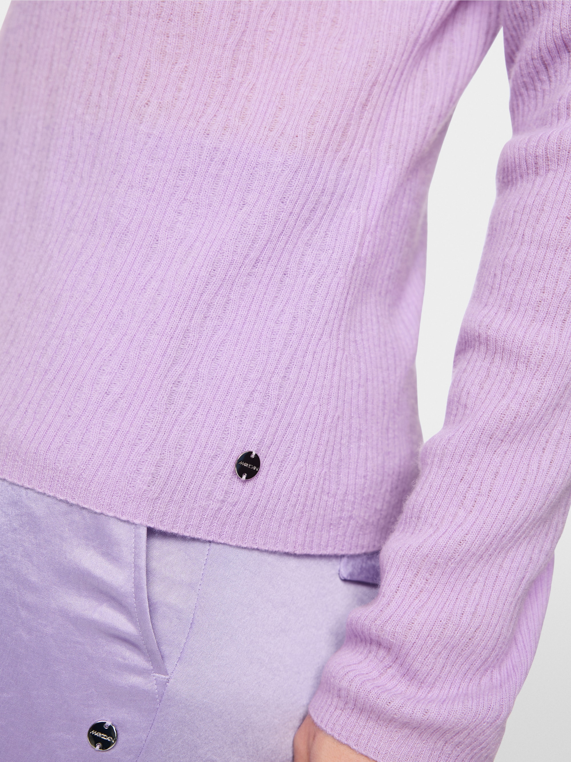 Pull en maille fine à motif texturé