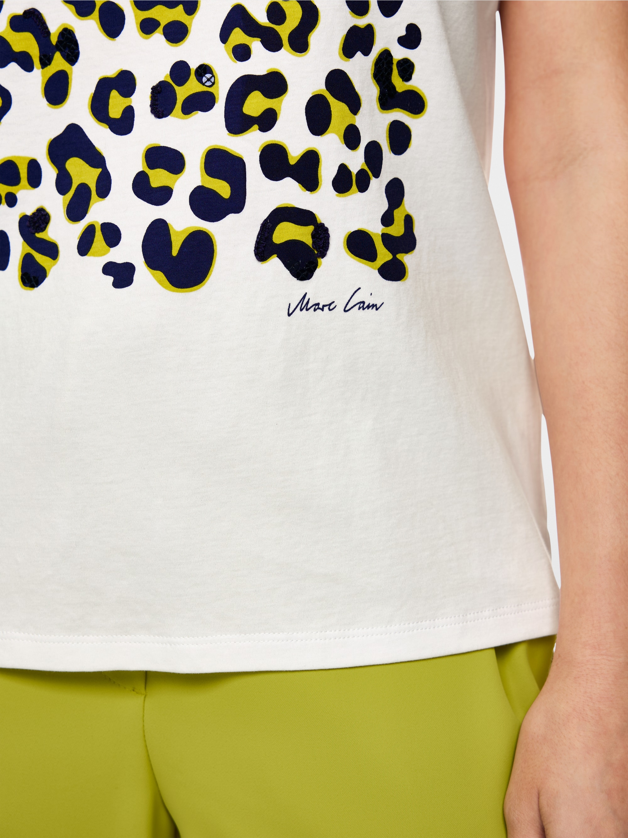 Cotton shirt with print