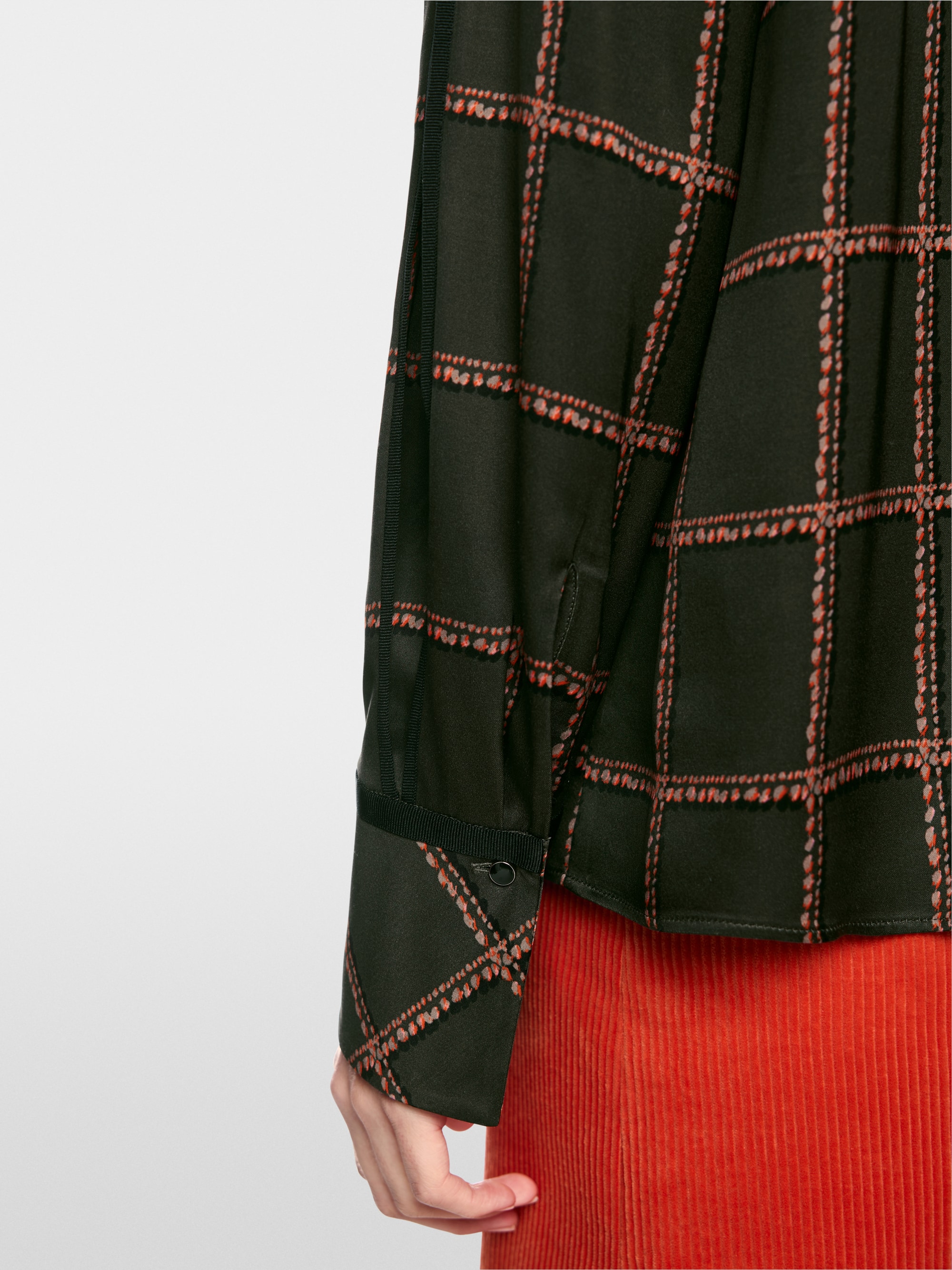 Printed viscose blouse