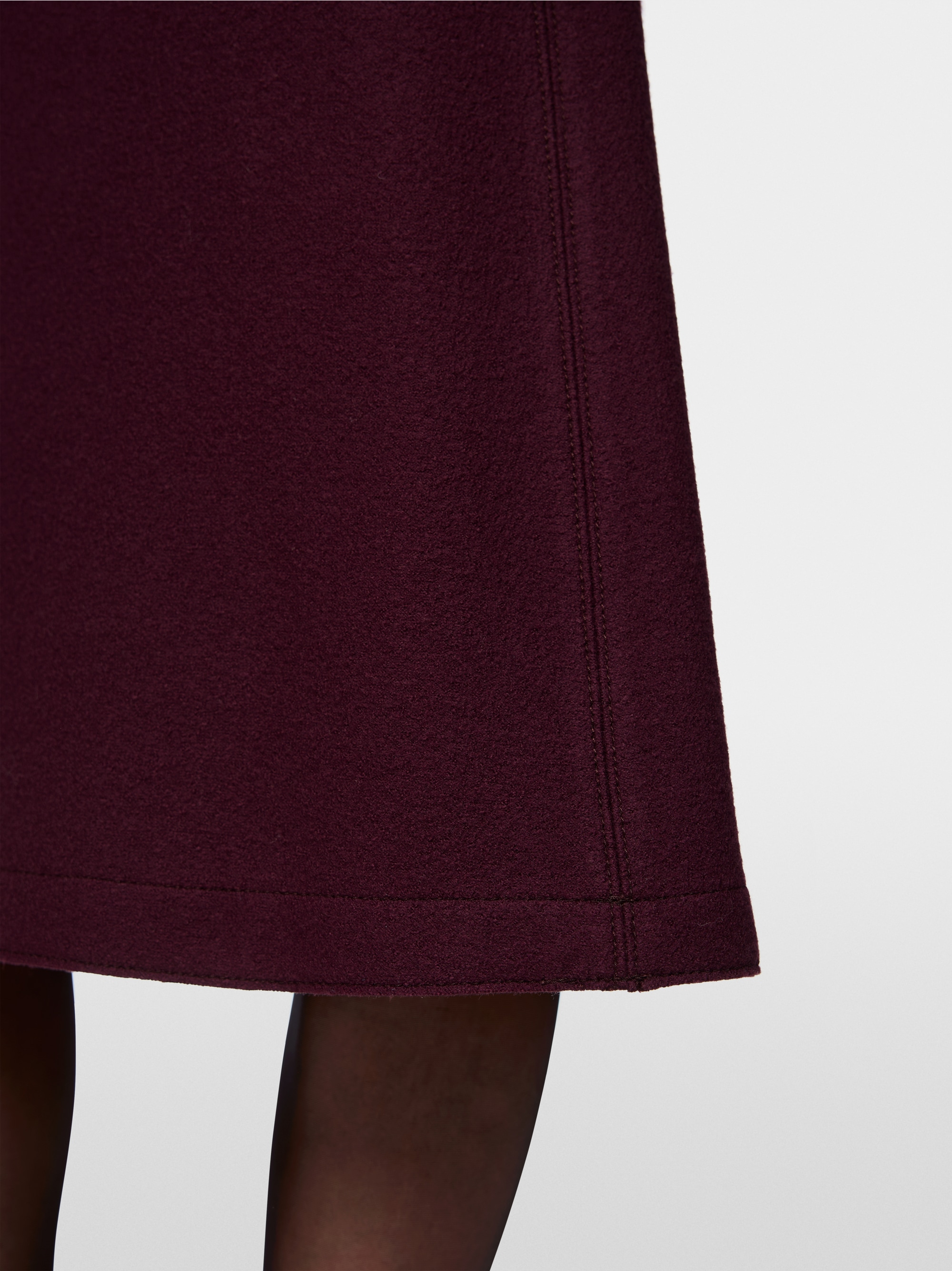 ‘Knitted in Germany’ boiled wool skirt