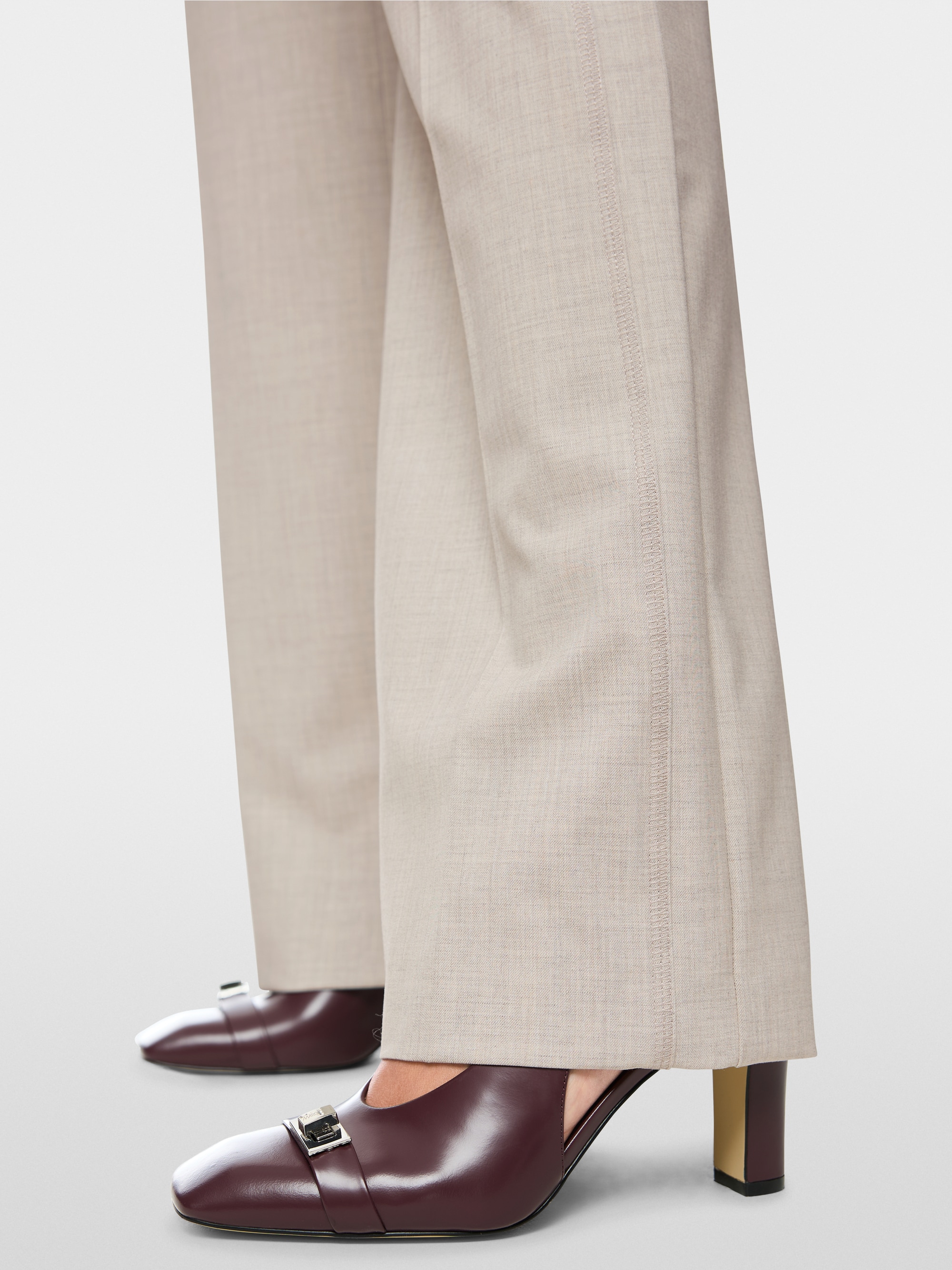 Pantalon en tissu FAID à jambes larges