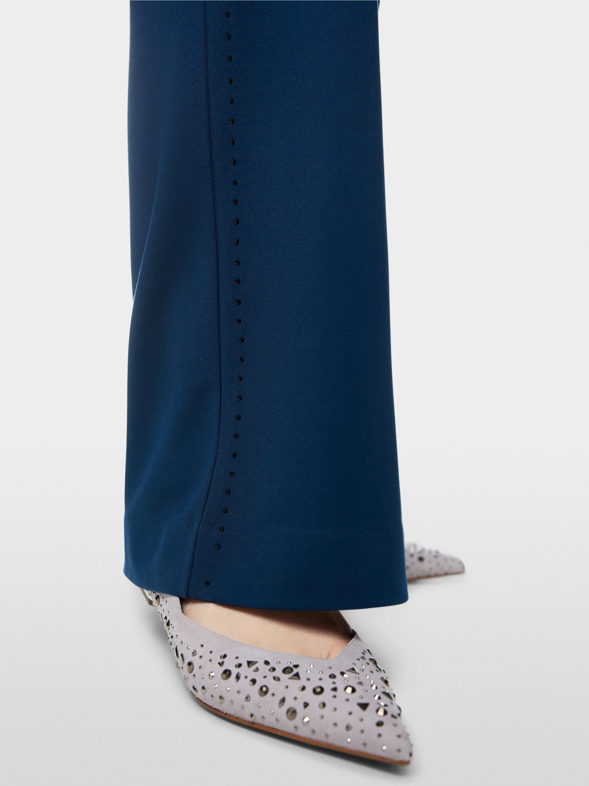 FUYU pull-on trousers with embellishment