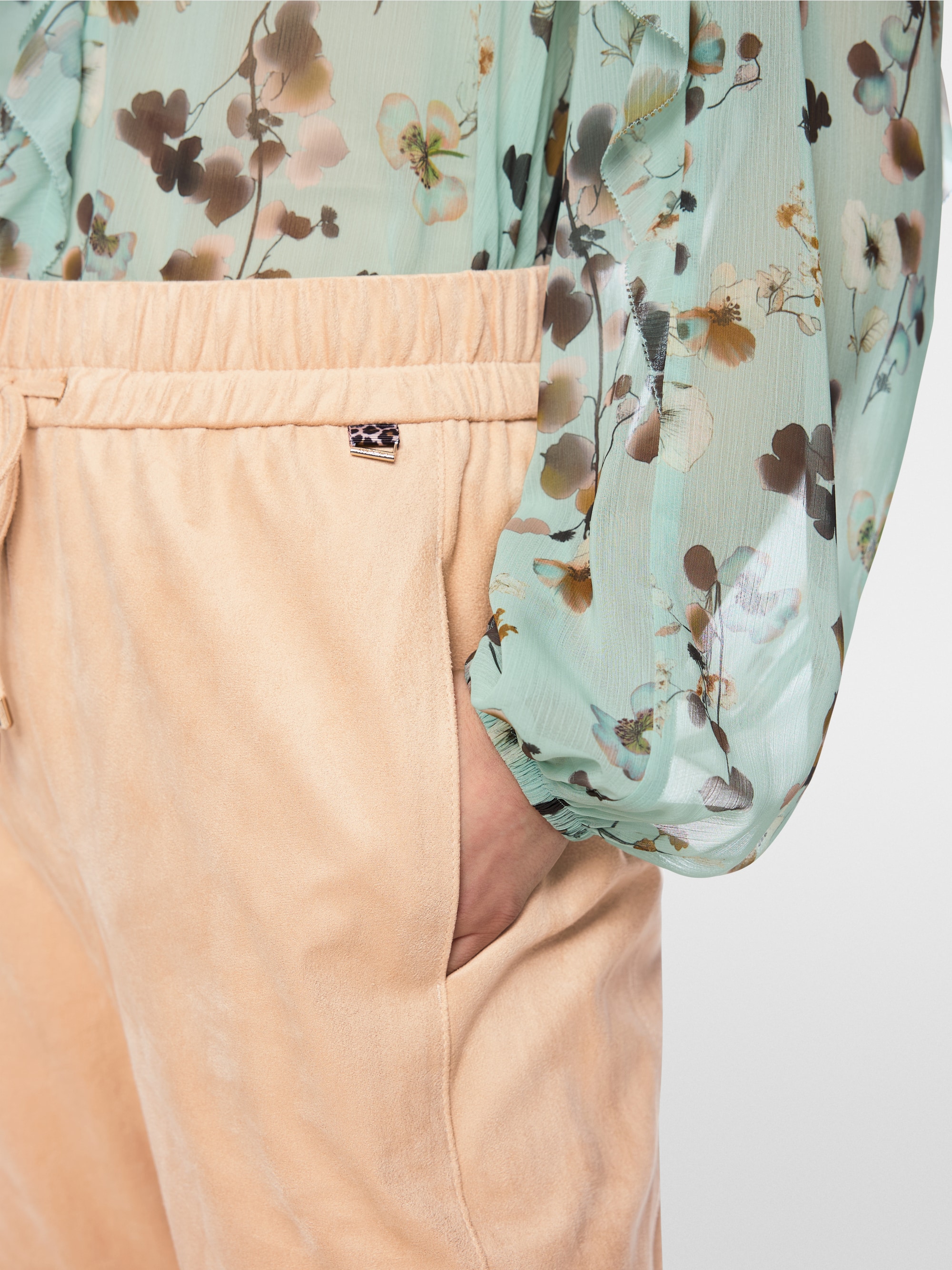 RANCHI relaxed fit pull-on trousers