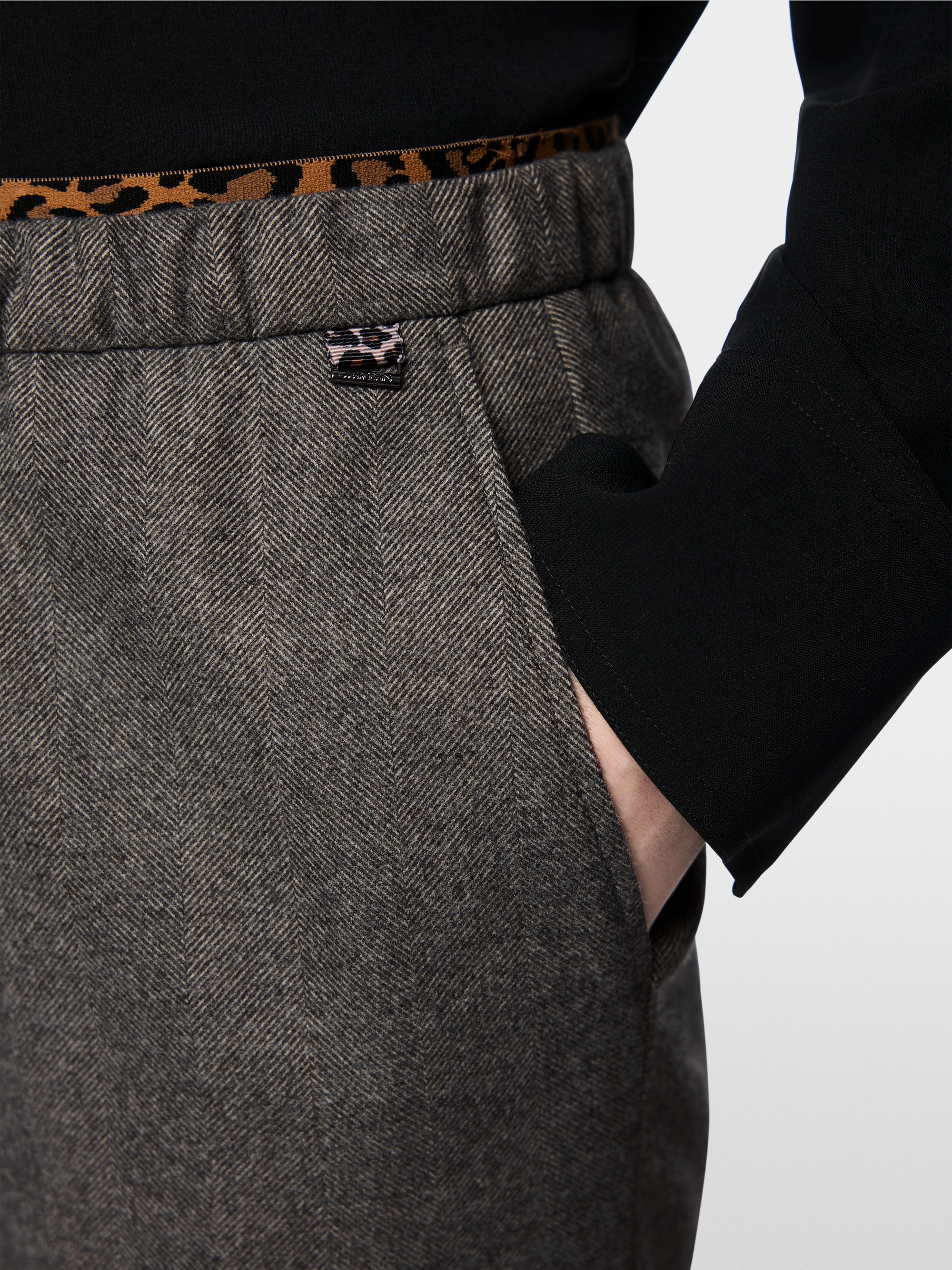 RHODOS relaxed fit pull-on trousers